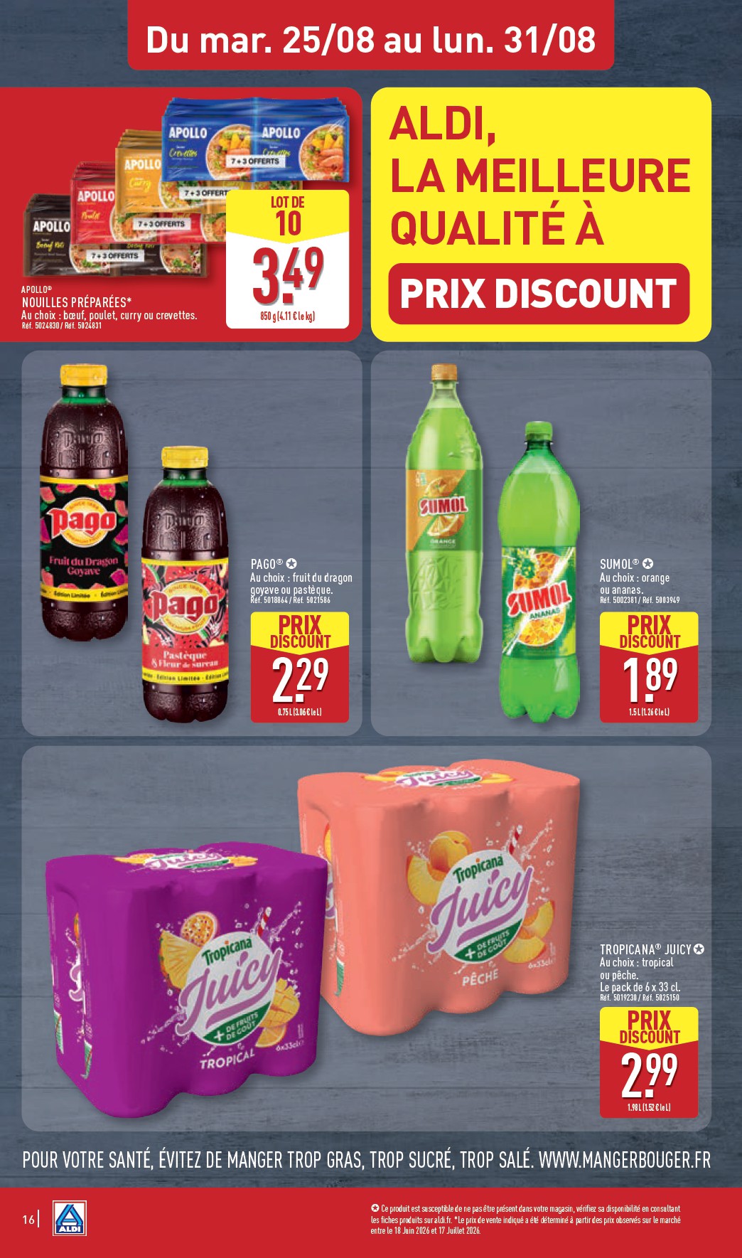 aldi - Flyer ALDI pour la semaine prochaine du du mardi 25/08/2026 au du lundi 31/08/2026 - page: 18