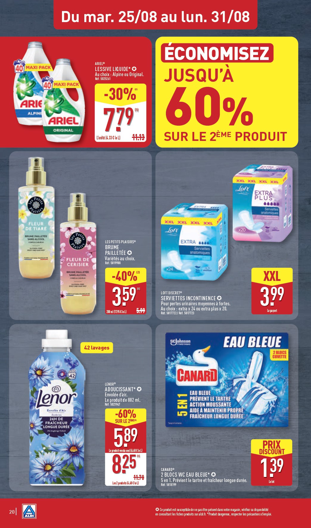 aldi - Flyer ALDI pour la semaine prochaine du du mardi 25/08/2026 au du lundi 31/08/2026 - page: 22