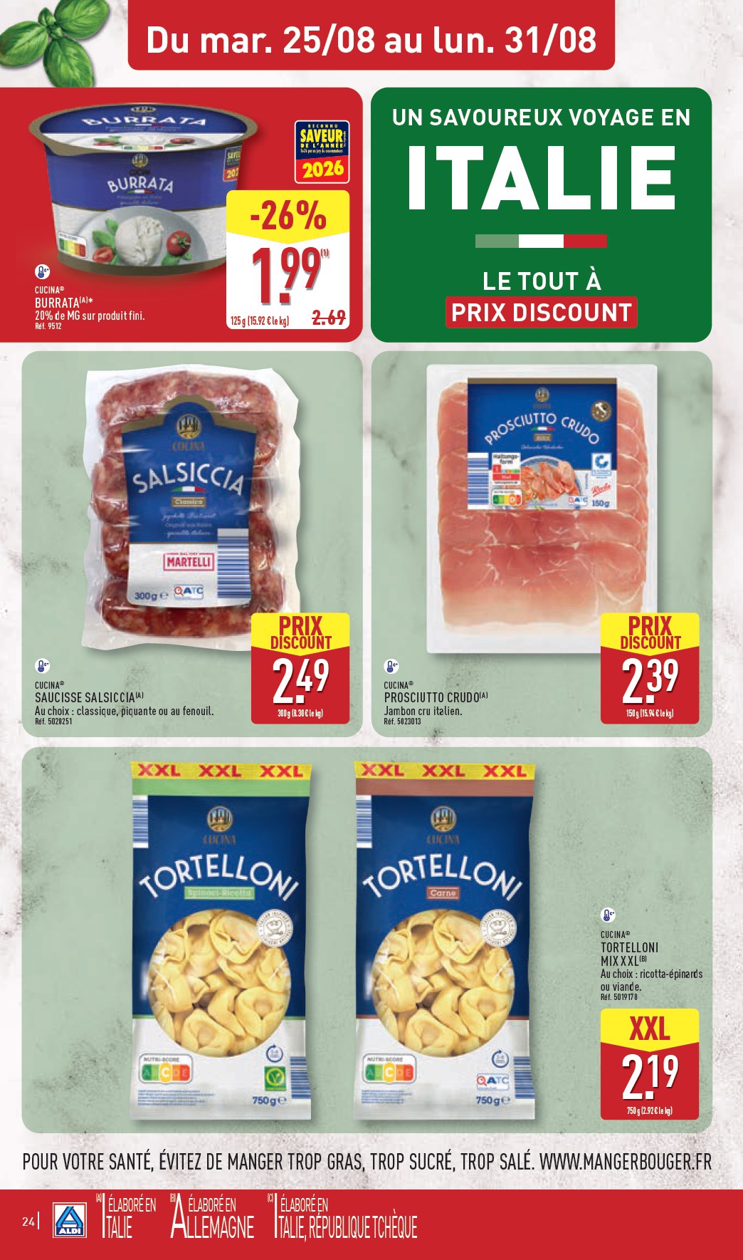 aldi - Flyer ALDI pour la semaine prochaine du du mardi 25/08/2026 au du lundi 31/08/2026 - page: 26