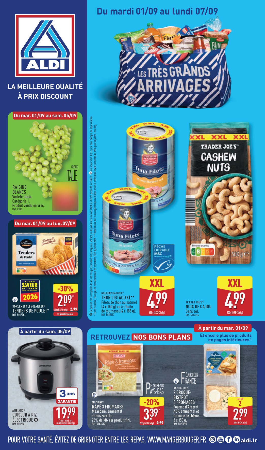 aldi - Flyer ALDI pour la semaine prochaine du du mardi 01/09/2026 au du lundi 07/09/2026 - page: 1