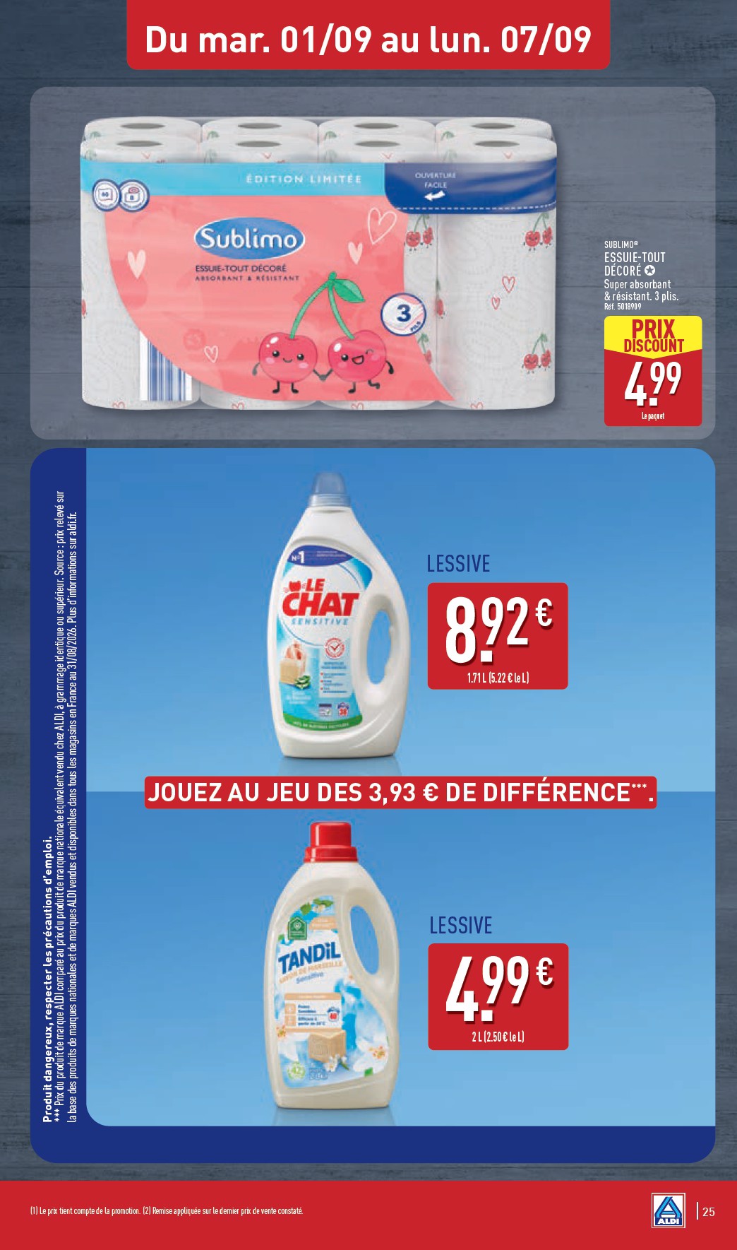 aldi - Flyer ALDI pour la semaine prochaine du du mardi 01/09/2026 au du lundi 07/09/2026 - page: 27