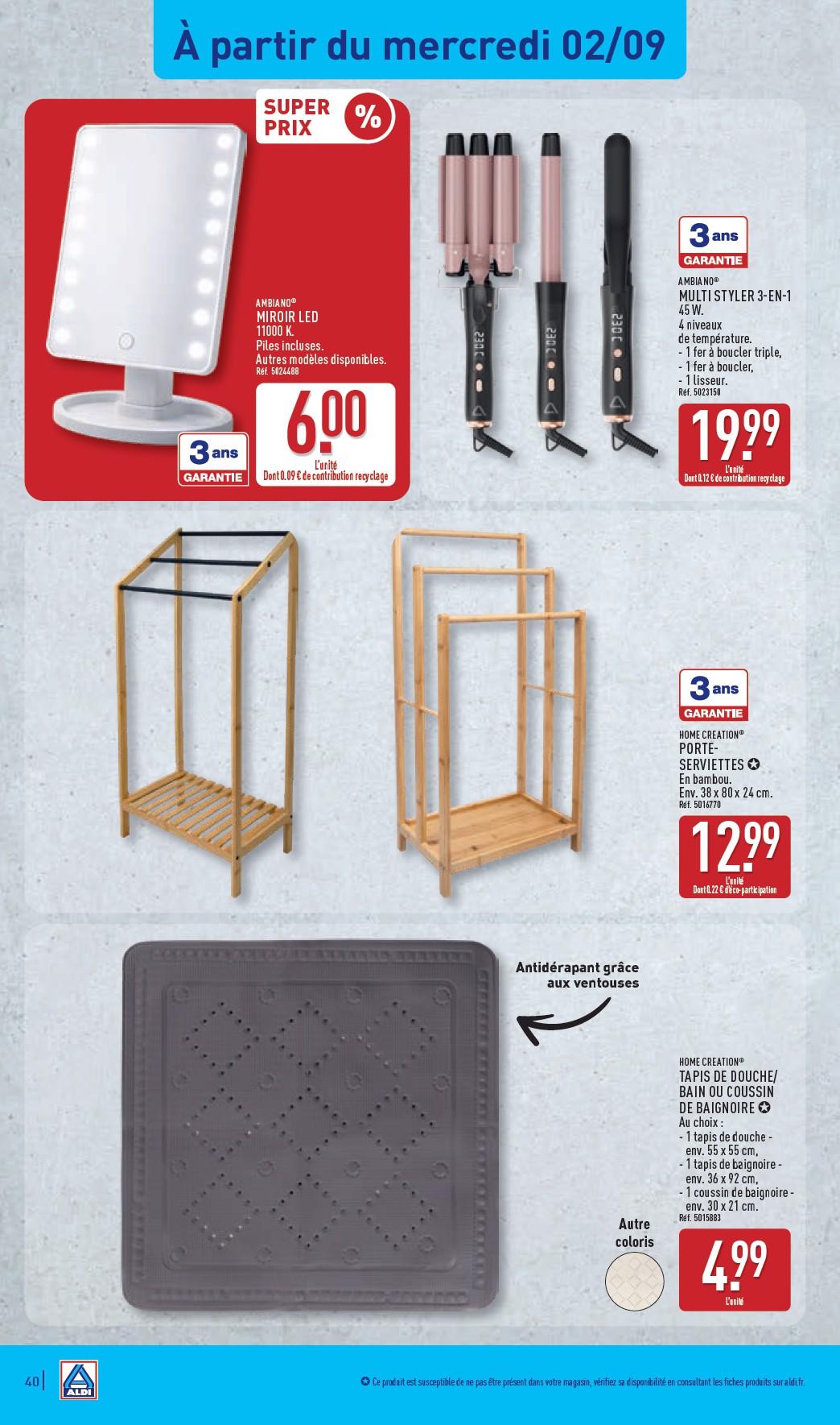 aldi - Flyer ALDI pour la semaine prochaine du du mardi 01/09/2026 au du lundi 07/09/2026 - page: 42