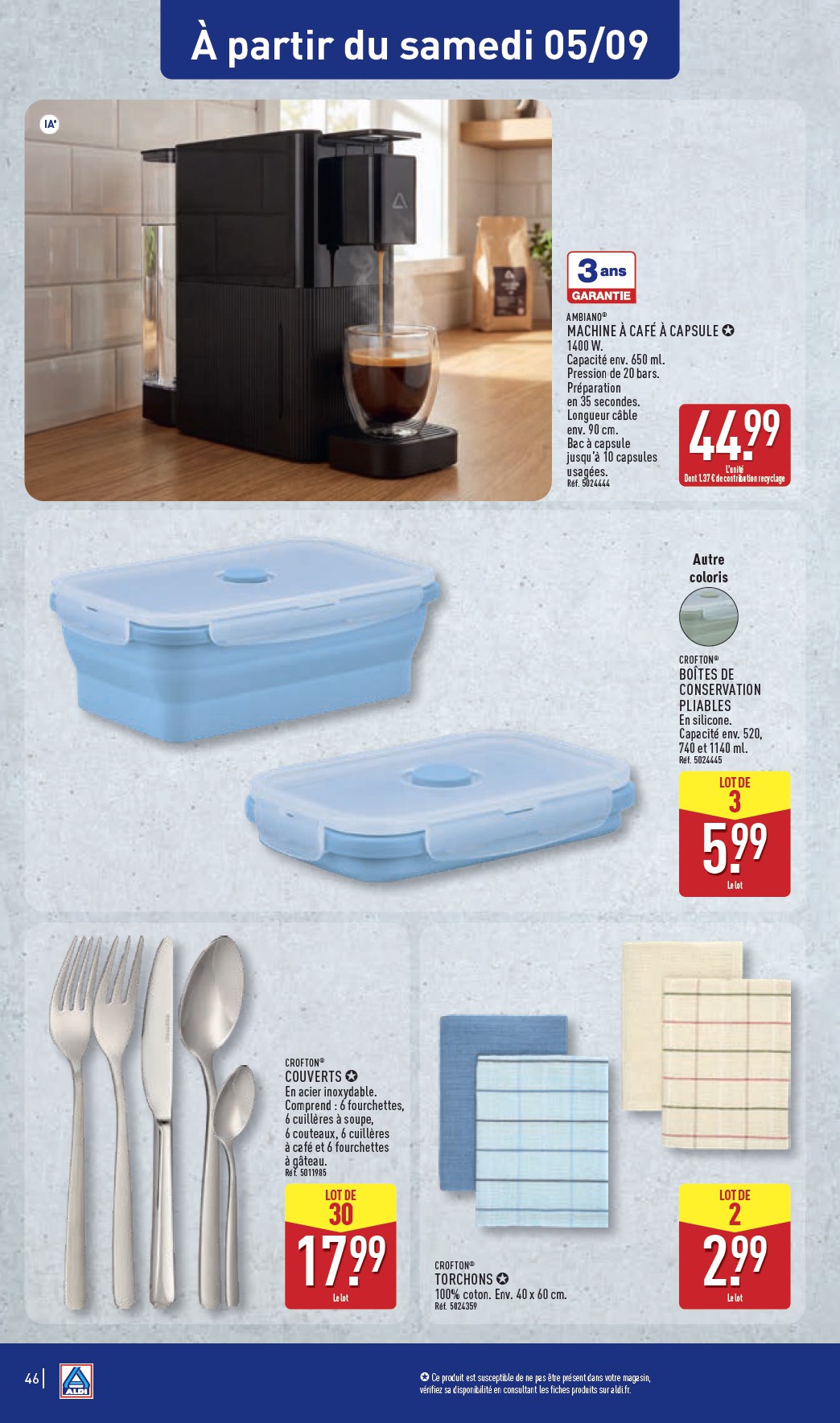 aldi - Flyer ALDI pour la semaine prochaine du du mardi 01/09/2026 au du lundi 07/09/2026 - page: 48