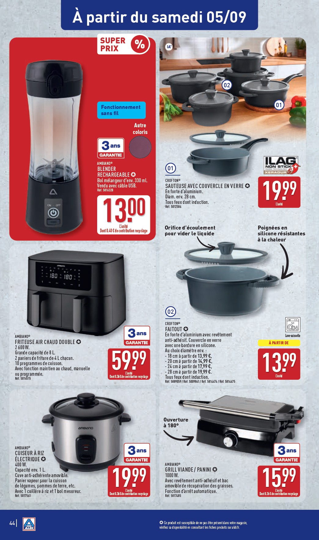 aldi - Flyer ALDI pour la semaine prochaine du du mardi 01/09/2026 au du lundi 07/09/2026 - page: 46