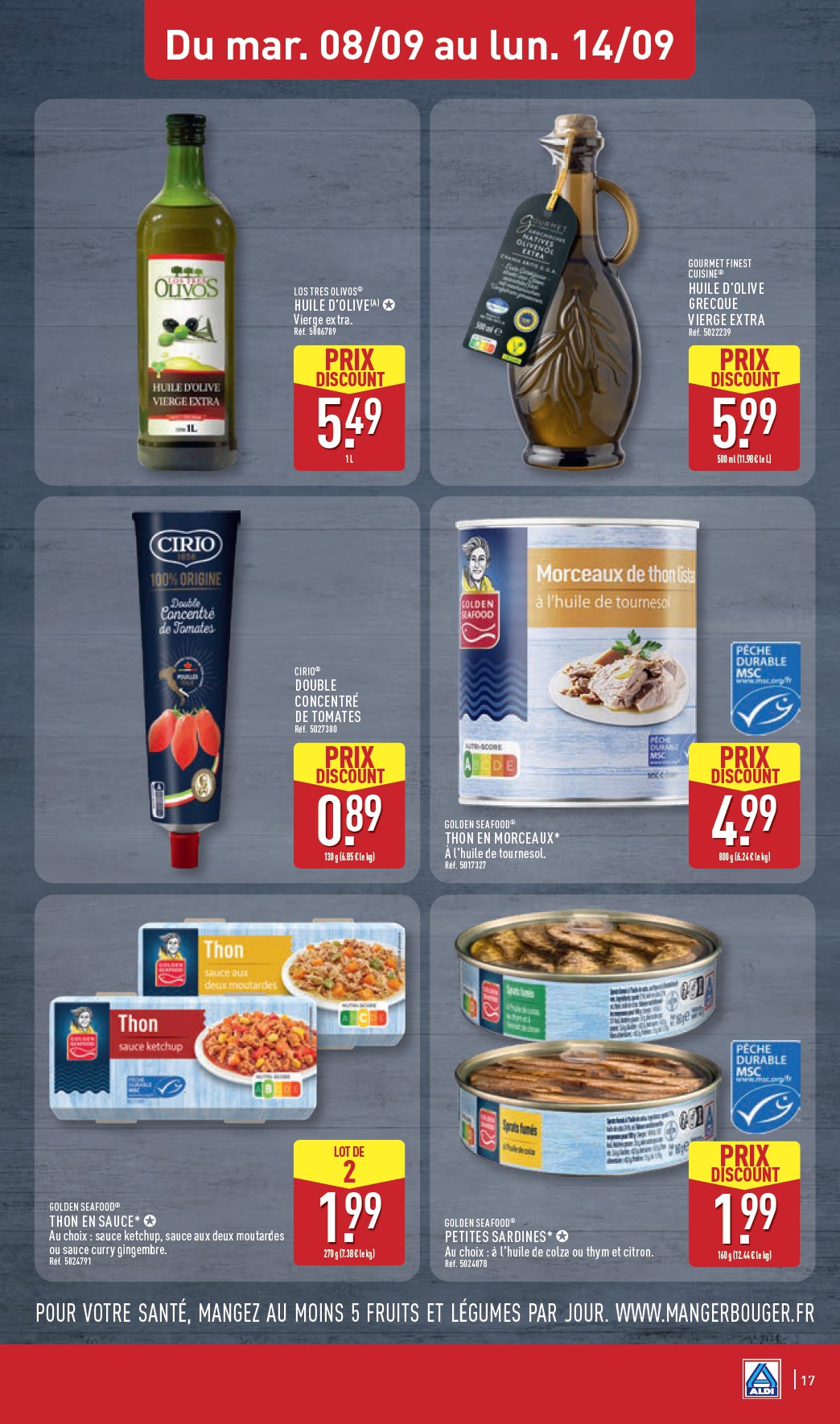 aldi - Flyer ALDI pour la semaine prochaine du du mardi 08/09/2026 au du lundi 14/09/2026 - page: 21