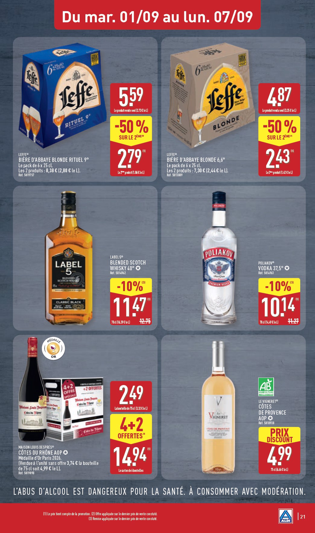 aldi - Current ALDI leaflet valid from du mardi 01/09/2026 to du lundi 07/09/2026 - page: 25