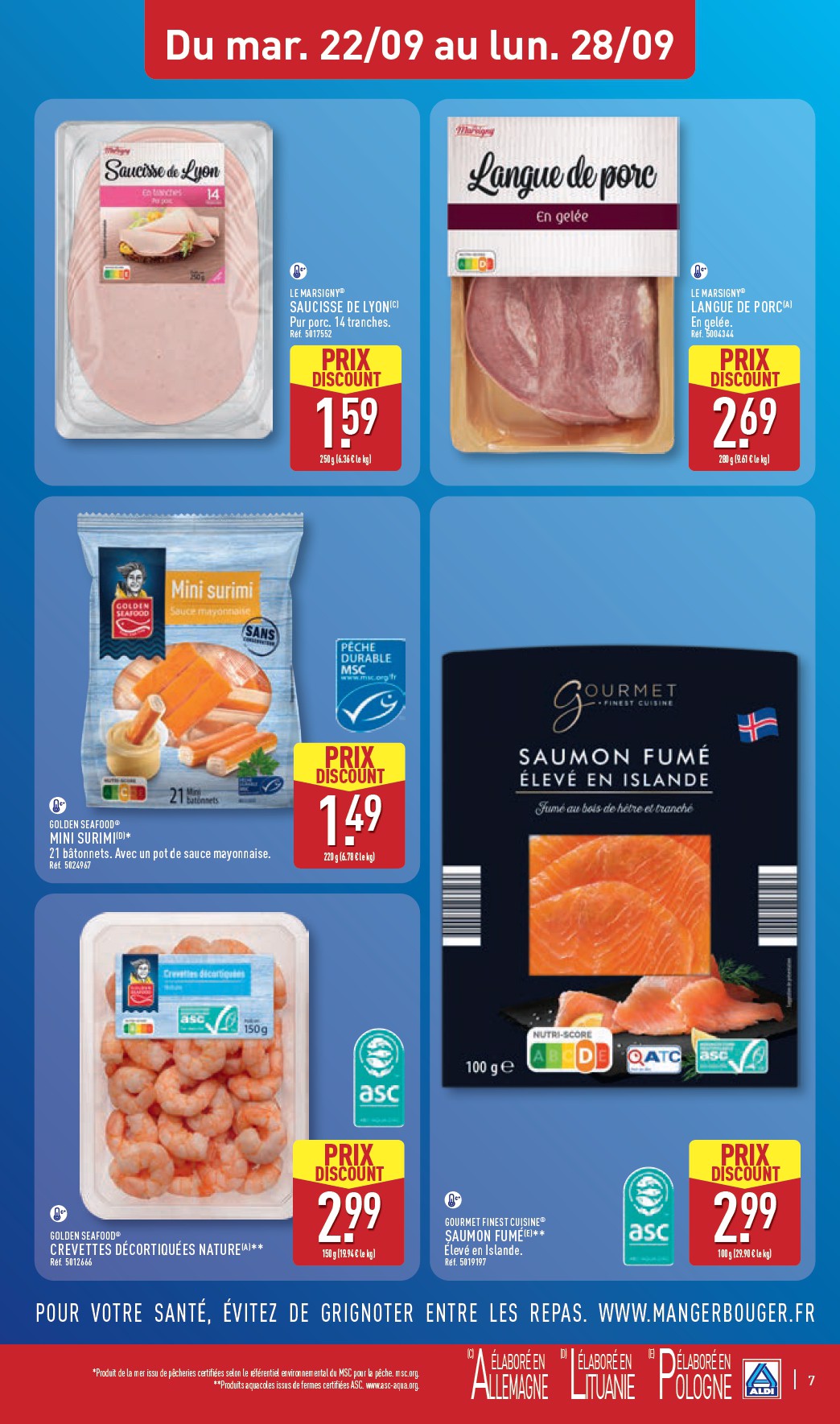 aldi - Flyer ALDI pour la semaine prochaine du du mardi 22/09/2026 au du lundi 28/09/2026 - page: 9