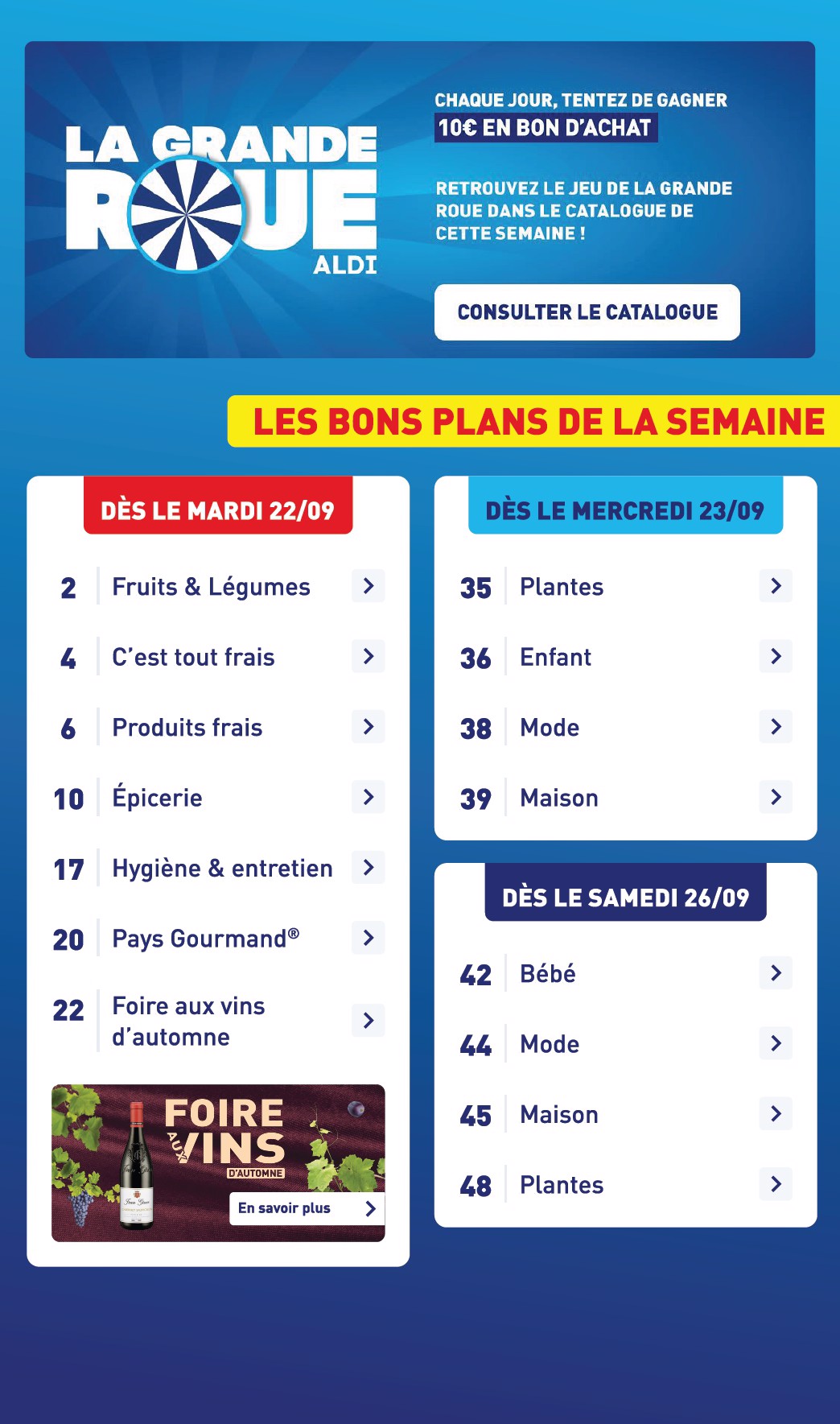 aldi - Flyer ALDI pour la semaine prochaine du du mardi 22/09/2026 au du lundi 28/09/2026 - page: 3
