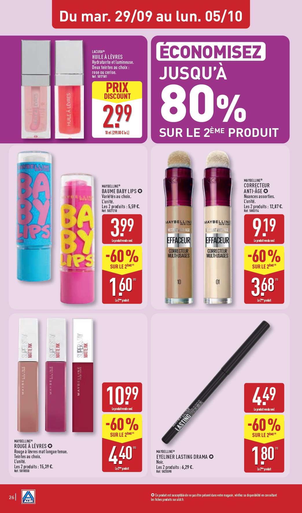 aldi - Flyer ALDI pour la semaine prochaine du du mardi 29/09/2026 au du lundi 05/10/2026 - page: 28