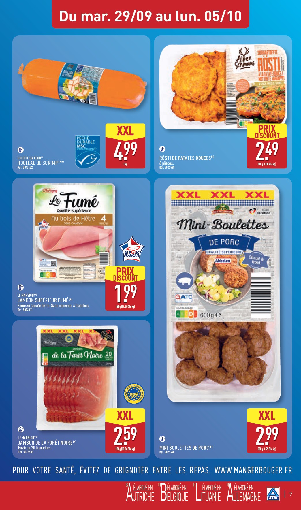 aldi - Flyer ALDI pour la semaine prochaine du du mardi 29/09/2026 au du lundi 05/10/2026 - page: 9