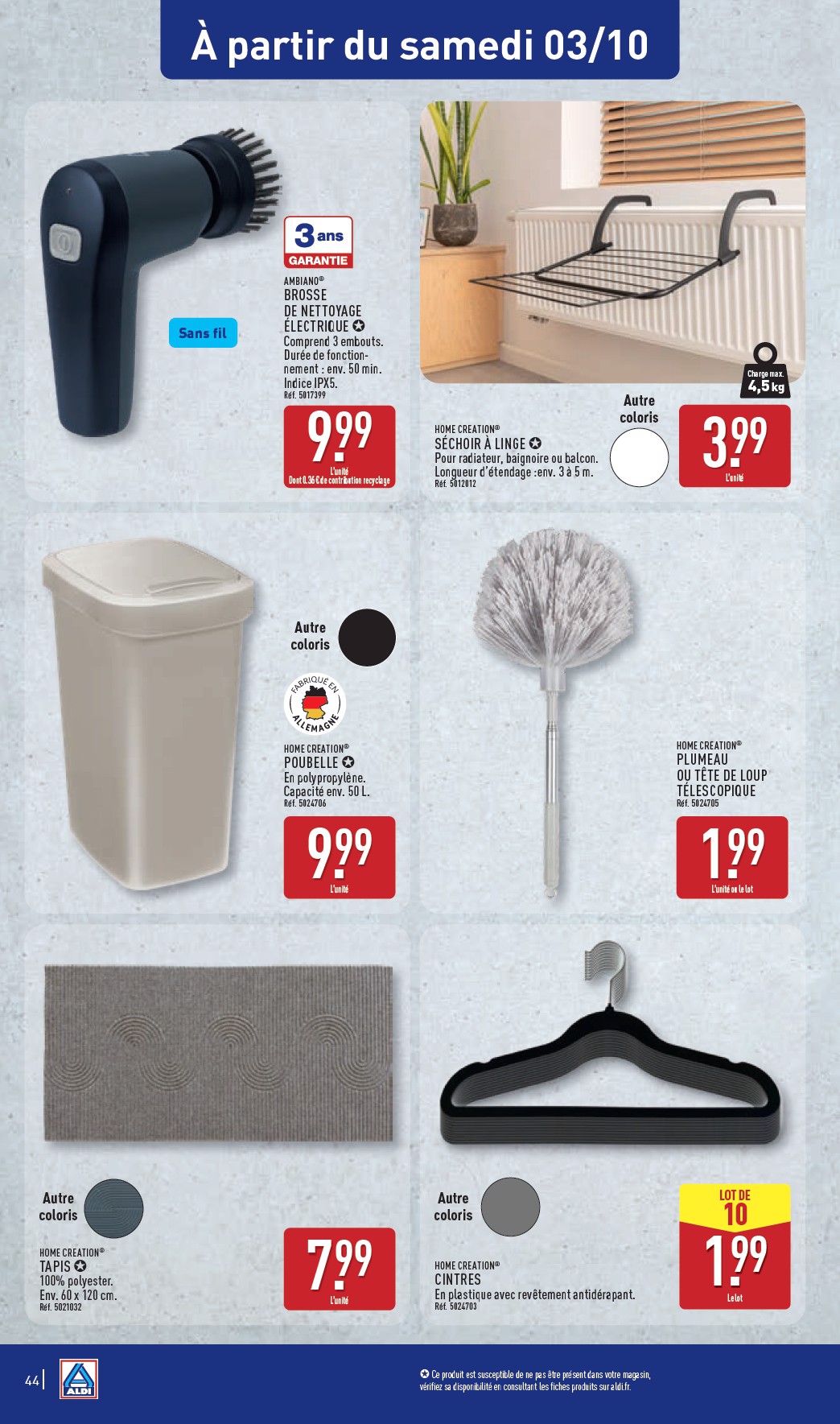 aldi - Flyer ALDI pour la semaine prochaine du du mardi 29/09/2026 au du lundi 05/10/2026 - page: 46