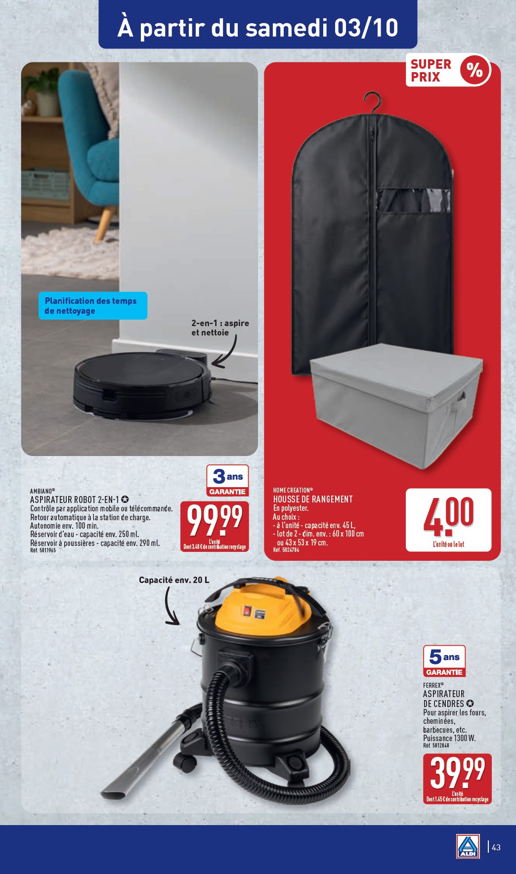 aldi - Flyer ALDI pour la semaine prochaine du du mardi 29/09/2026 au du lundi 05/10/2026 - page: 45