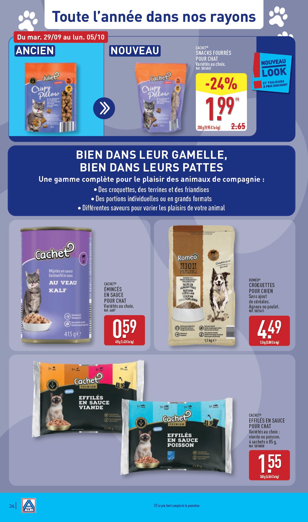 aldi - Flyer ALDI pour la semaine prochaine du du mardi 29/09/2026 au du lundi 05/10/2026 - page: 38