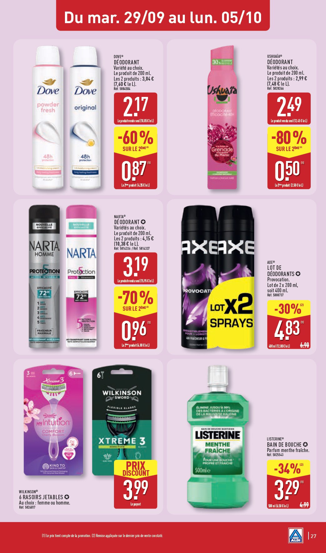 aldi - Flyer ALDI pour la semaine prochaine du du mardi 29/09/2026 au du lundi 05/10/2026 - page: 29