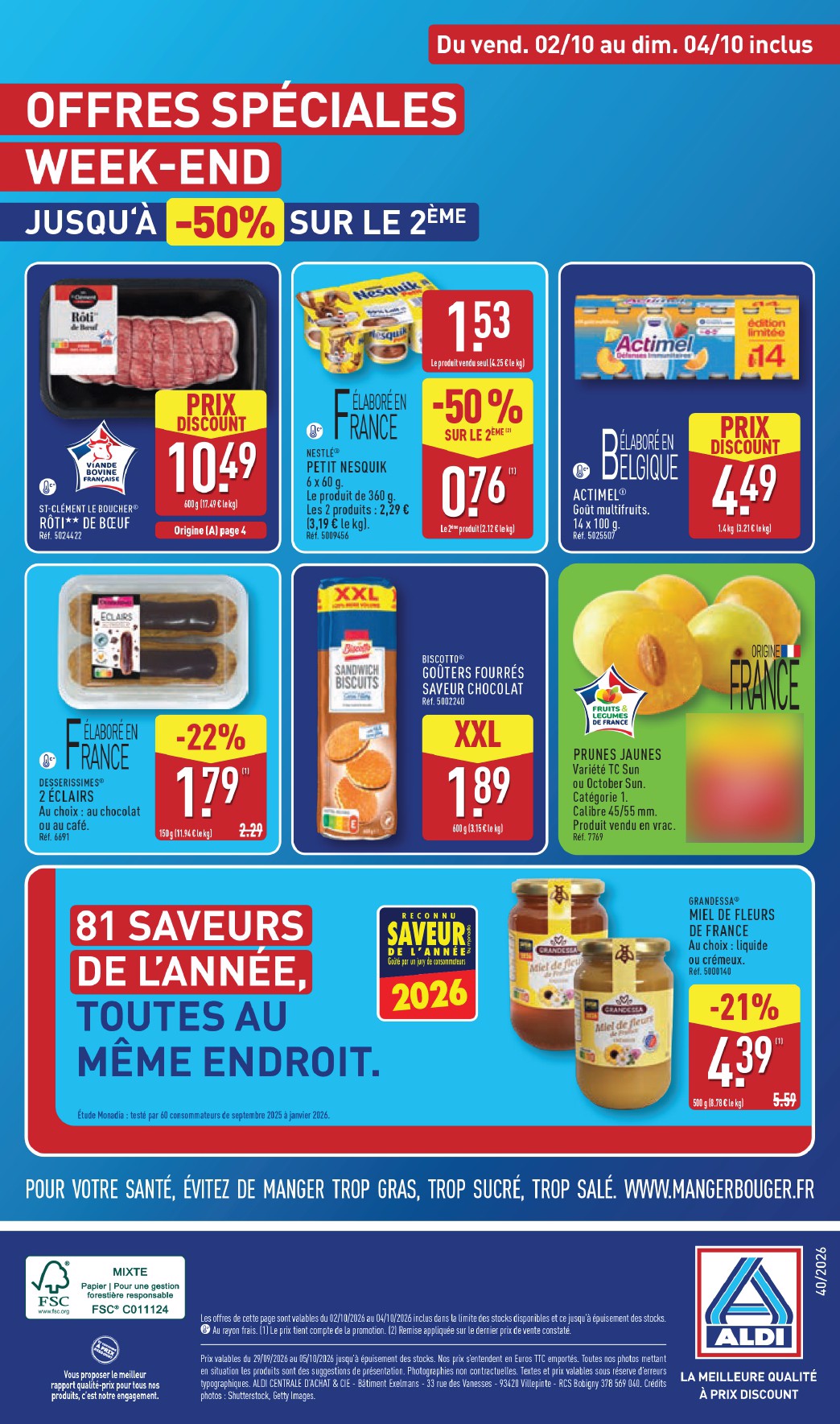aldi - Flyer ALDI pour la semaine prochaine du du mardi 29/09/2026 au du lundi 05/10/2026 - page: 52