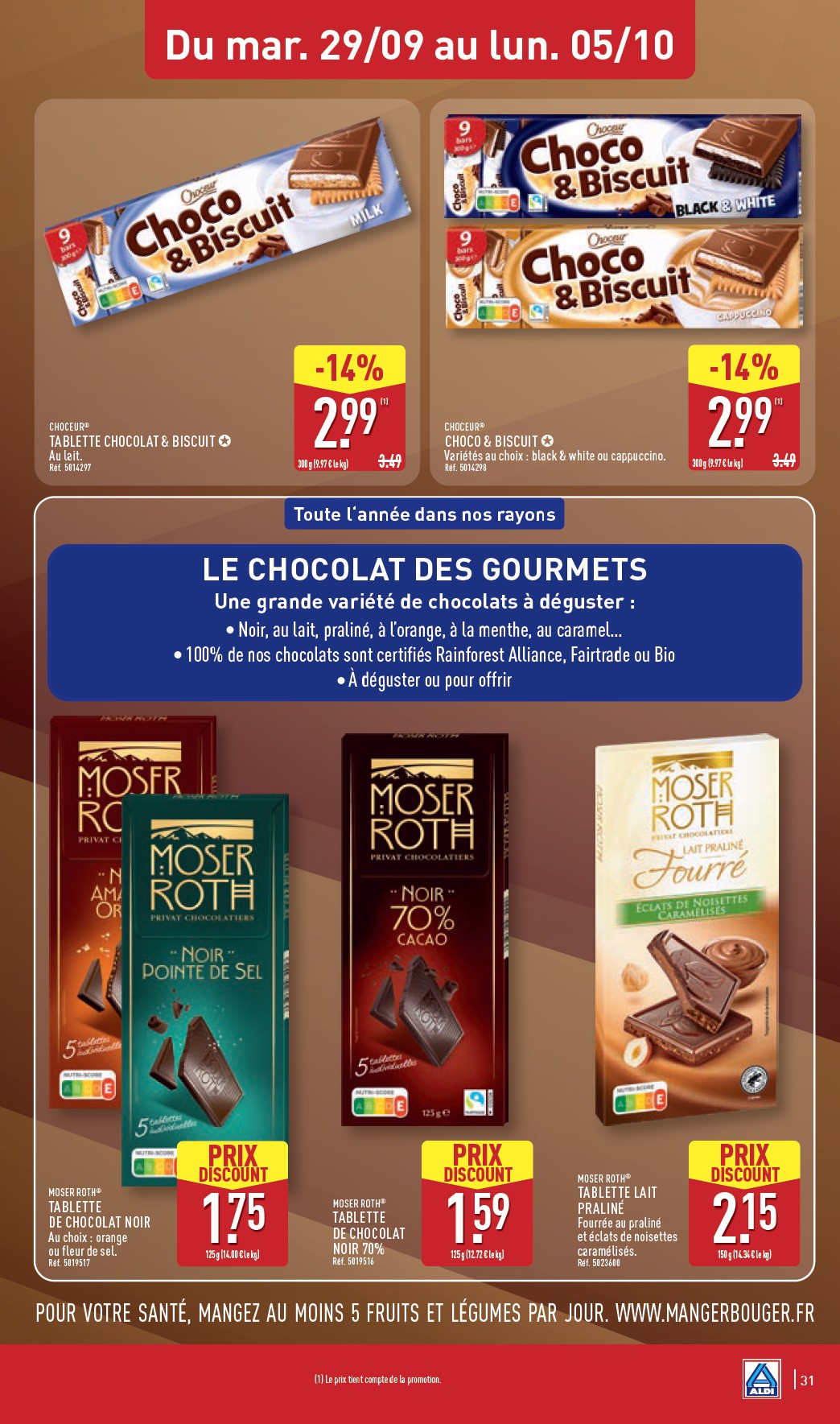 aldi - Flyer ALDI pour la semaine prochaine du du mardi 29/09/2026 au du lundi 05/10/2026 - page: 33