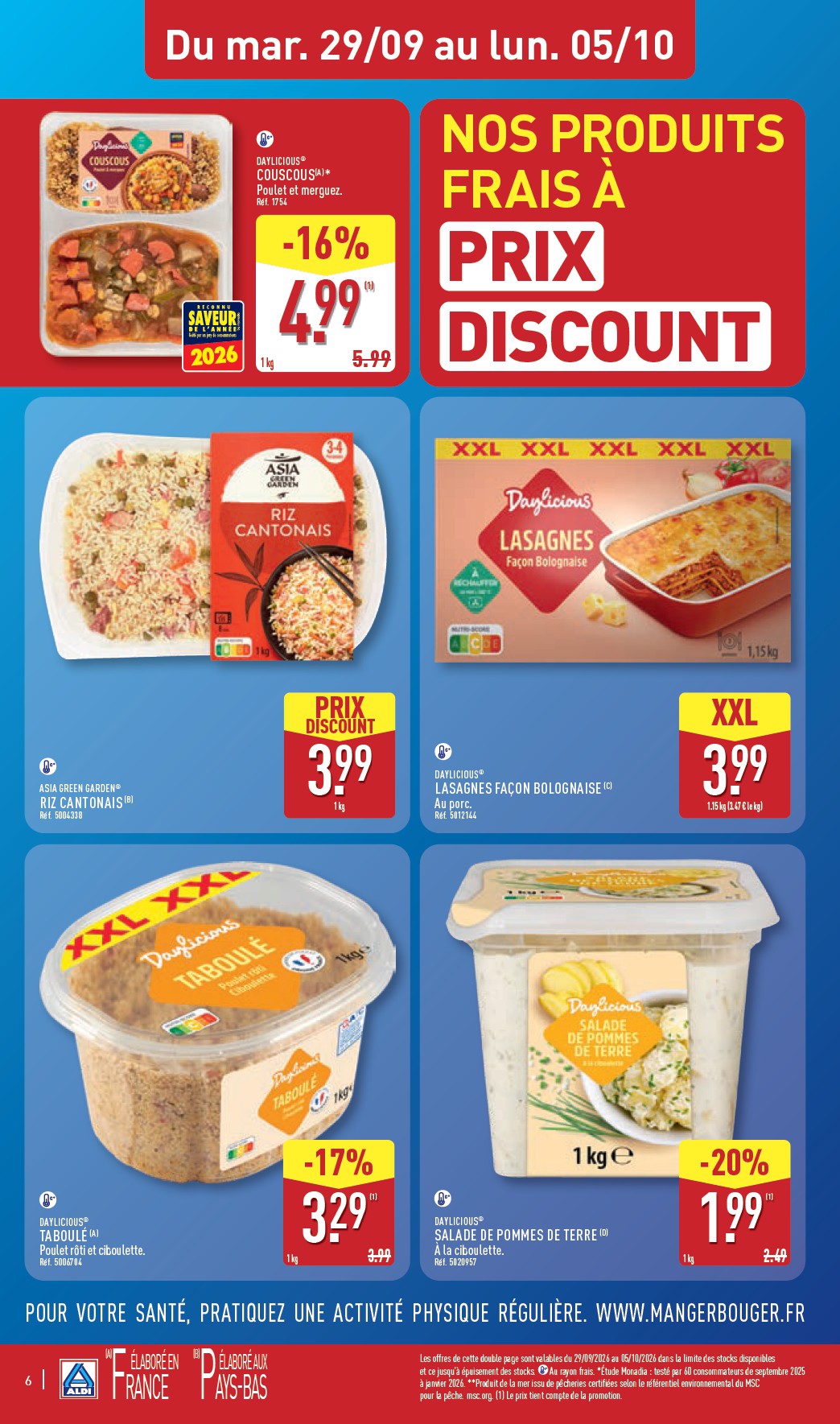 aldi - Flyer ALDI pour la semaine prochaine du du mardi 29/09/2026 au du lundi 05/10/2026 - page: 8