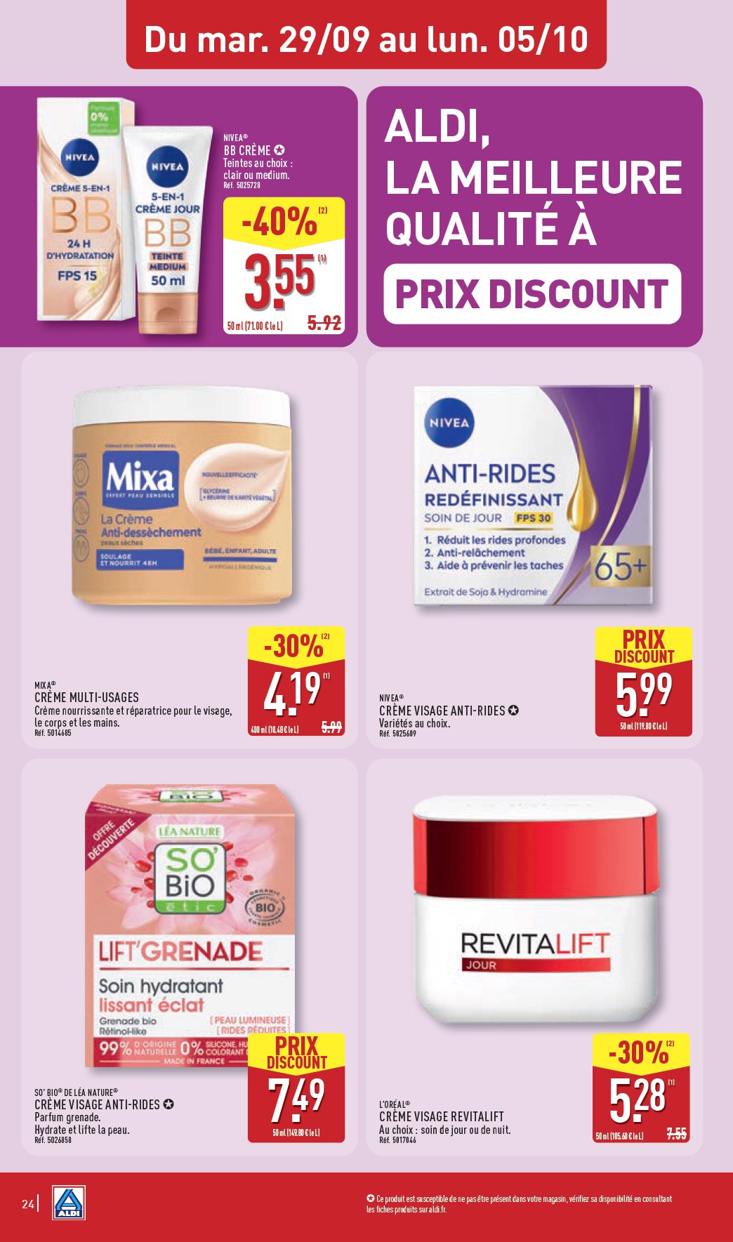 aldi - Flyer ALDI pour la semaine prochaine du du mardi 29/09/2026 au du lundi 05/10/2026 - page: 26