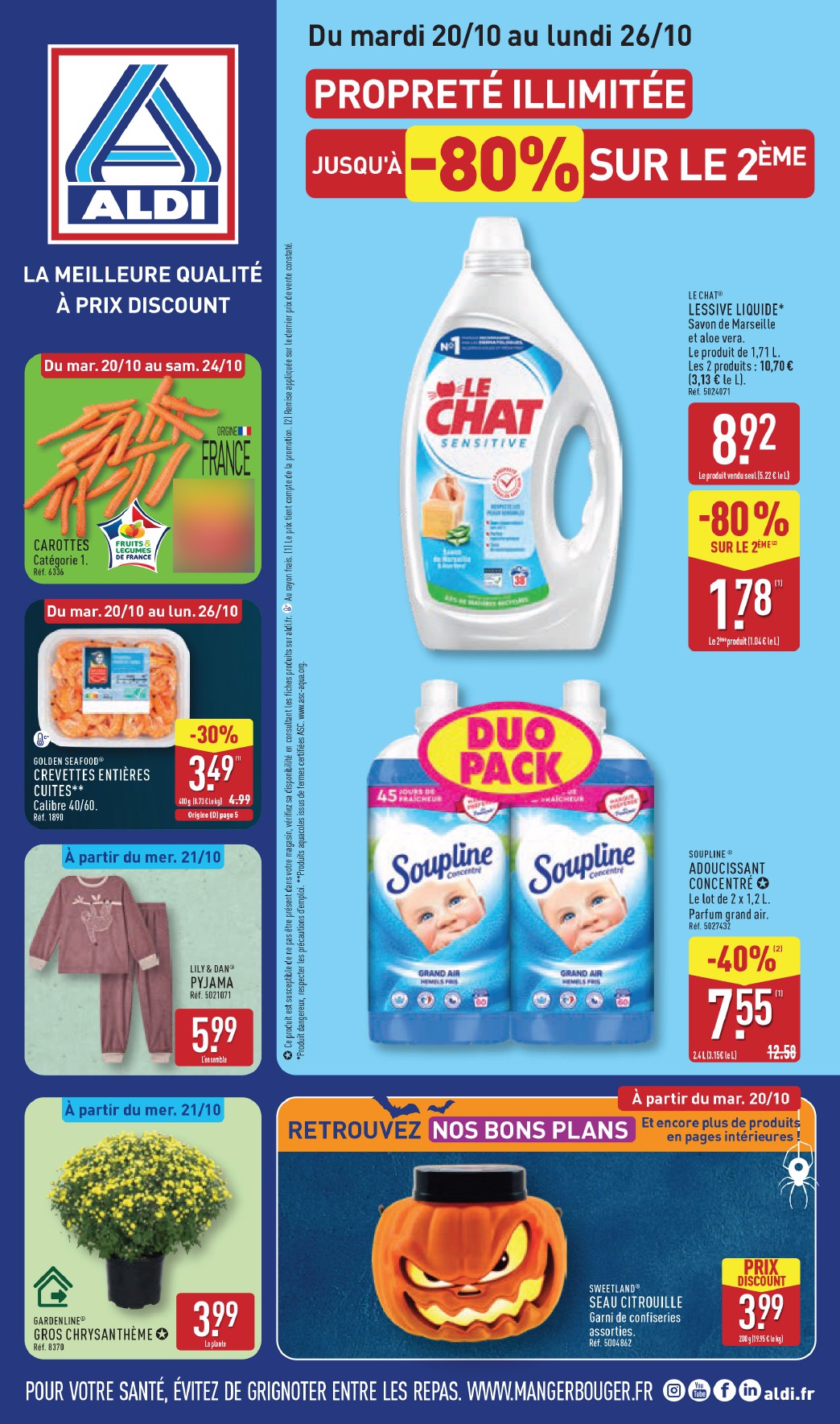 aldi - Flyer ALDI pour la semaine prochaine du du mardi 20/10/2026 au du lundi 26/10/2026 - page: 1