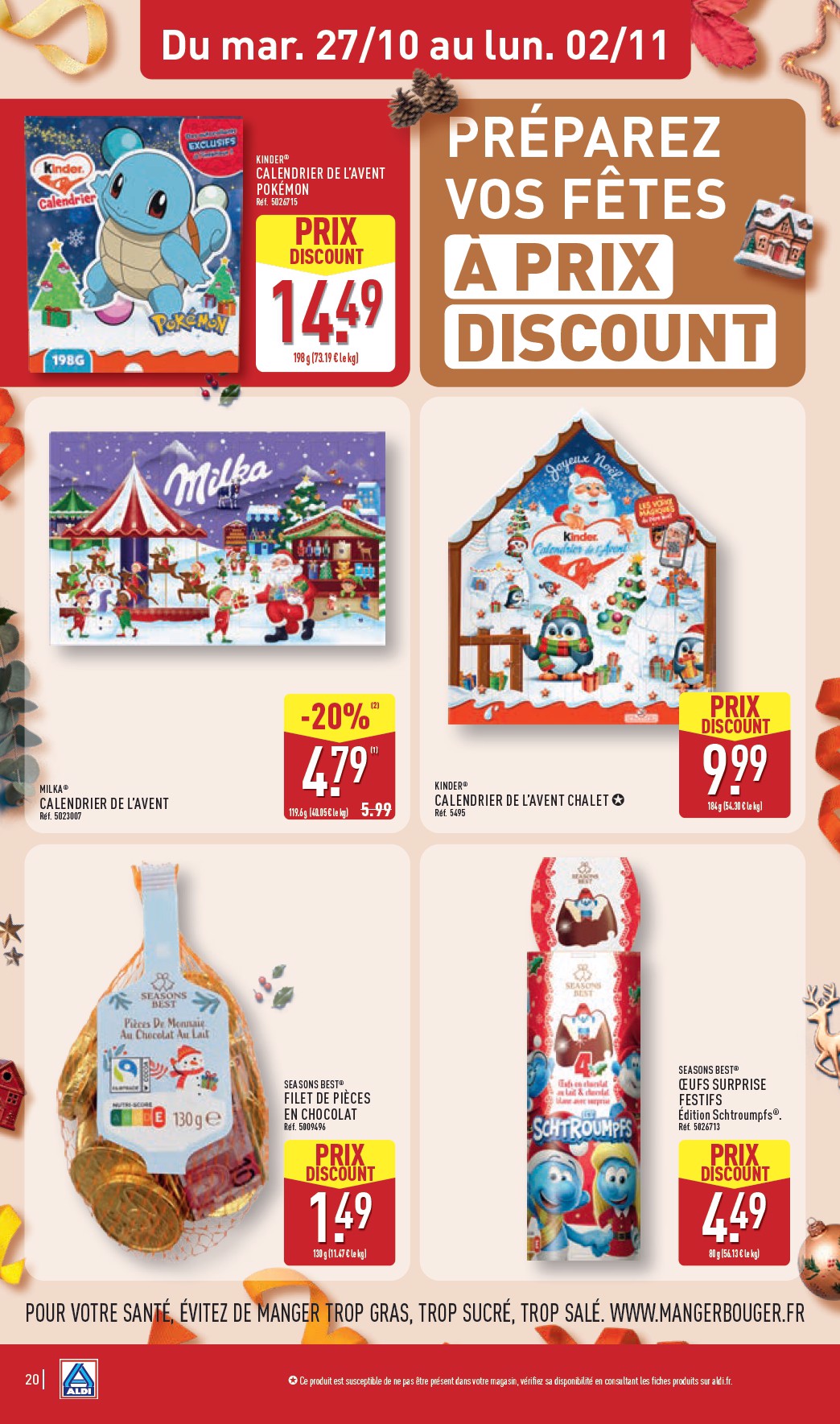 aldi - Flyer ALDI pour la semaine prochaine du du mardi 27/10/2026 au du lundi 02/11/2026 - page: 22