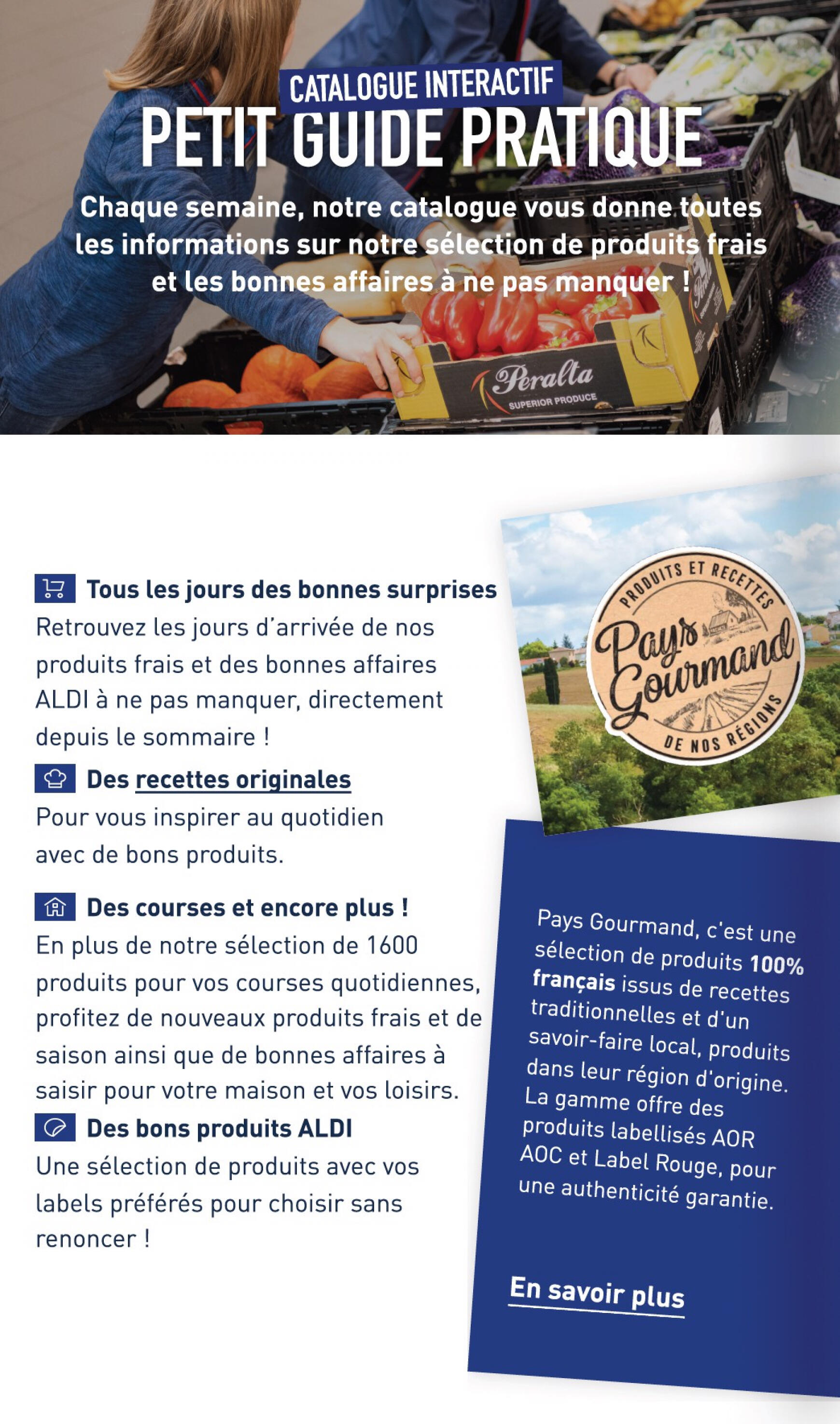 aldi - Prospectus ALDI - Catalogue spécial Pays Gourmand actuel 23.04. - 29.04. - page: 2