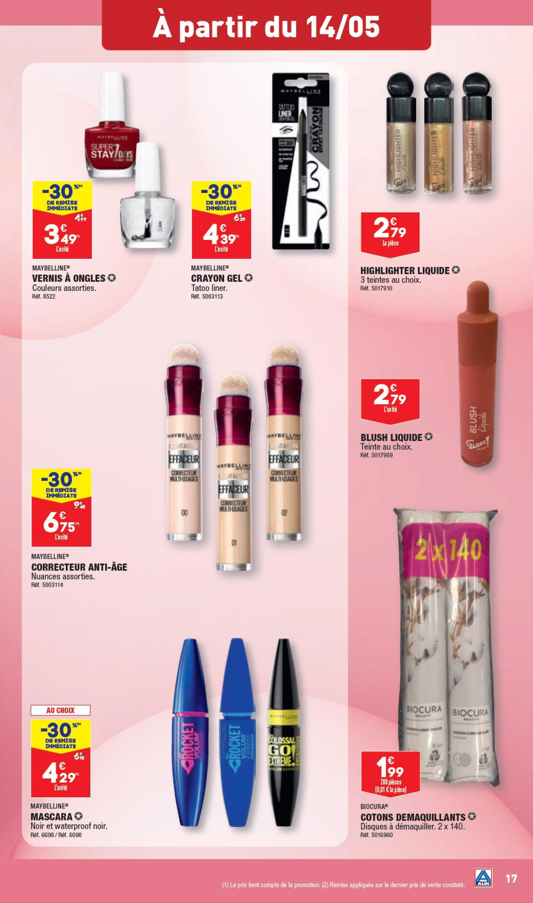 aldi - Prospectus ALDI - Catalogue spécial La beauté à prix discount actuel 14.05. - 20.05. - page: 19