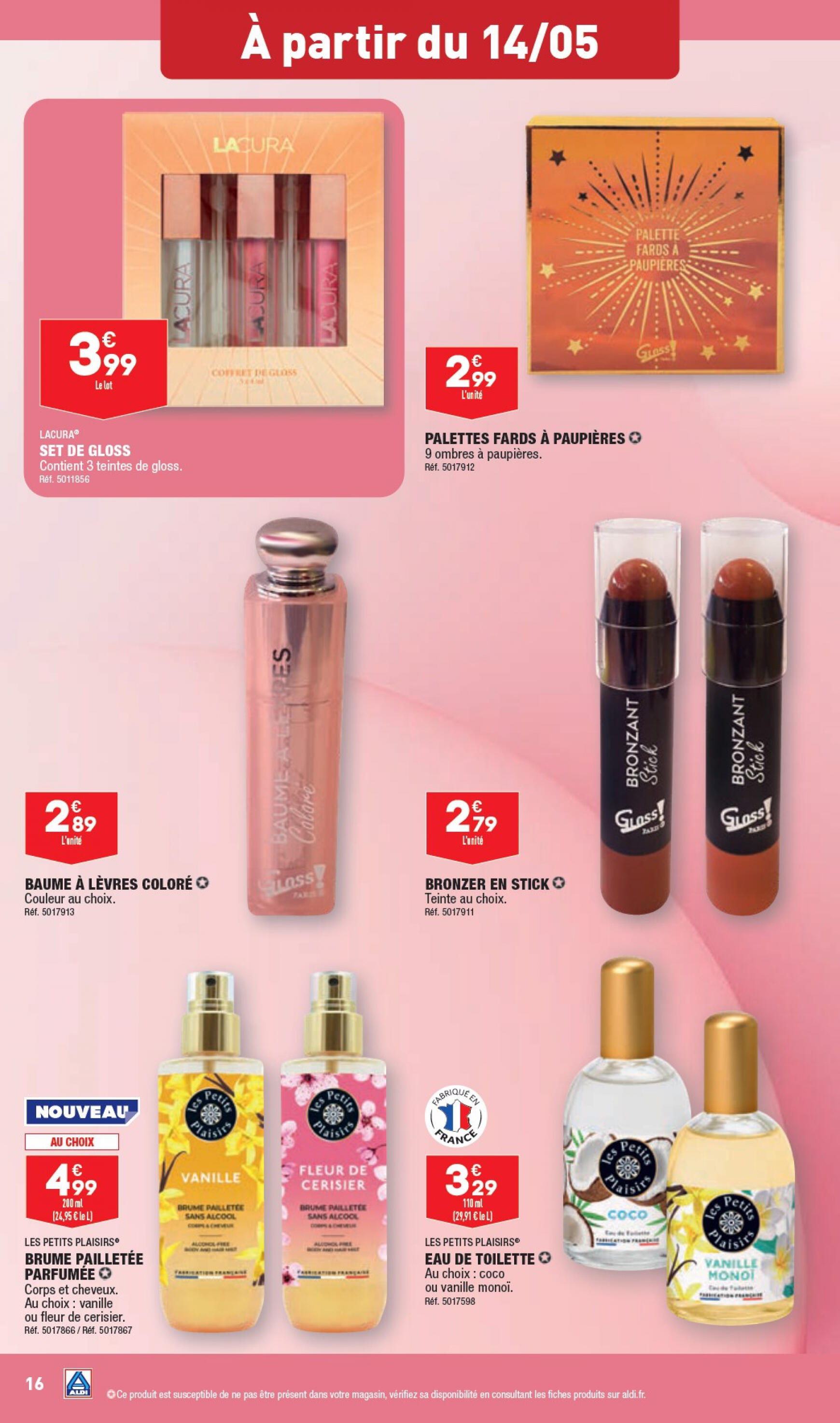 aldi - Prospectus ALDI - Catalogue spécial La beauté à prix discount actuel 14.05. - 20.05. - page: 18