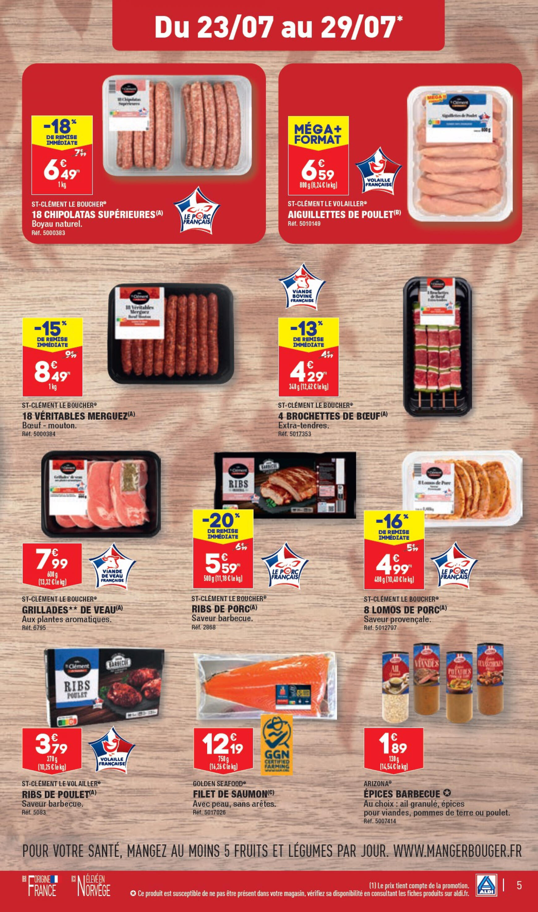 aldi - Prospectus ALDI actuel 23.07. - 29.07. - page: 7