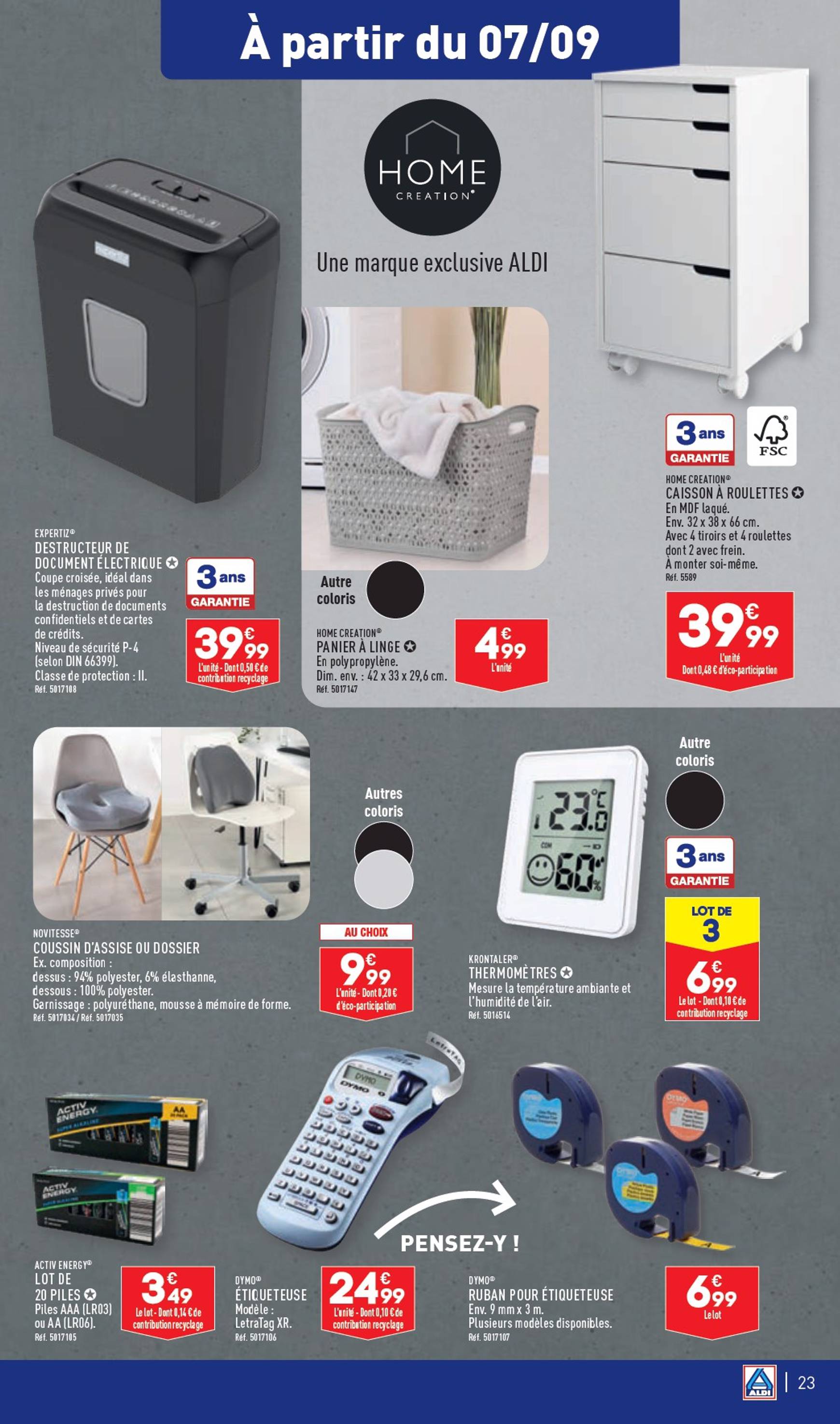 aldi - Catalogue ALDI valable dès 03.09. - 09.09. - page: 25