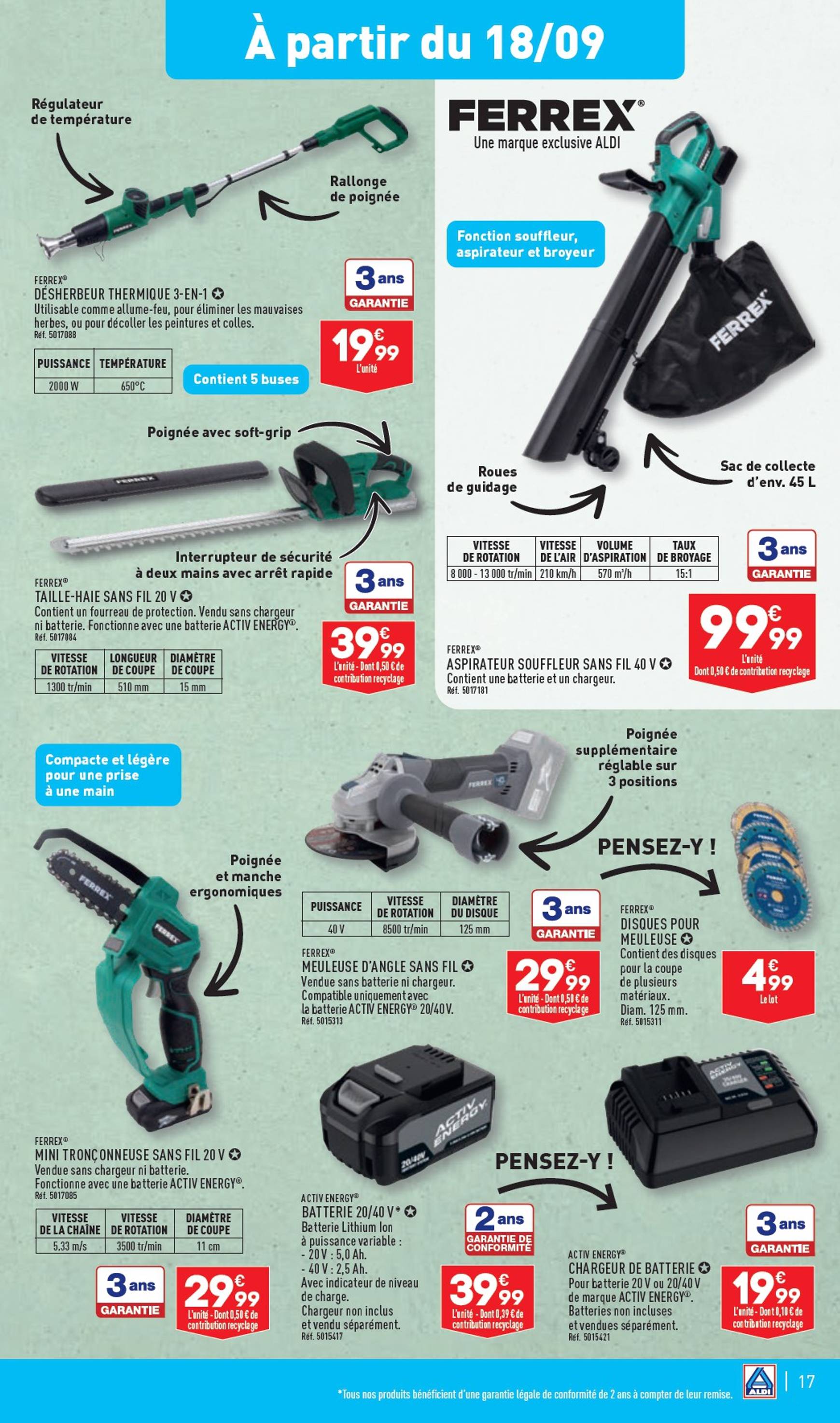 aldi - Catalogue ALDI valable dès 17.09. - 23.09. - page: 19