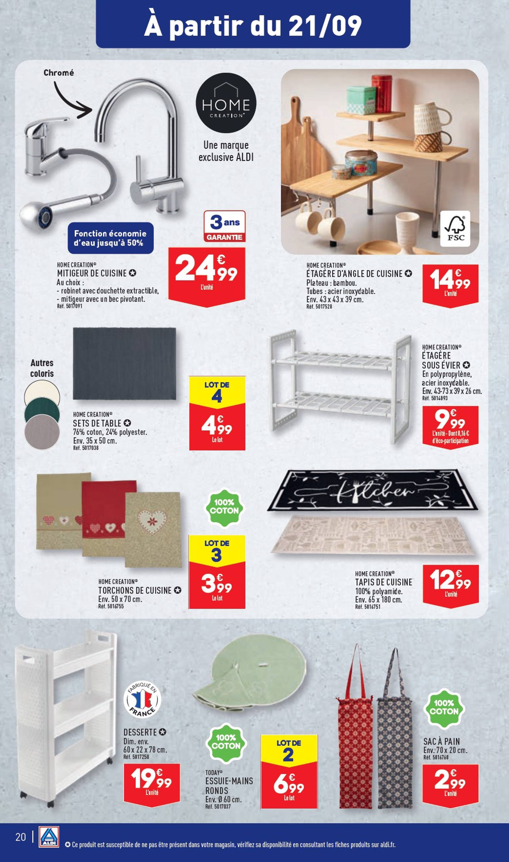 aldi - Catalogue ALDI valable dès 17.09. - 23.09. - page: 22