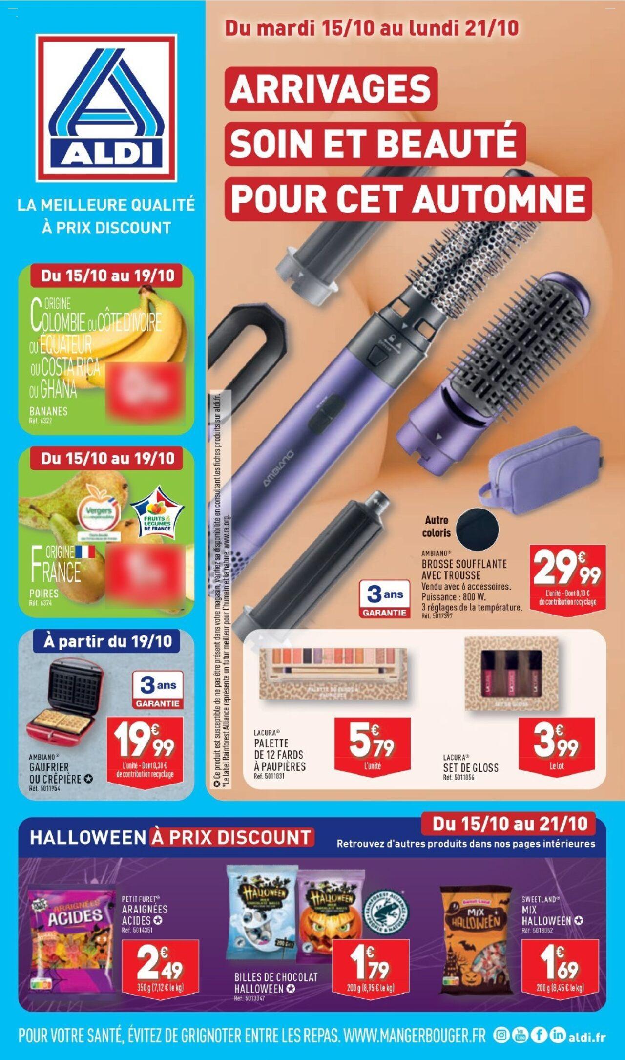 aldi - Aldi catalogue semaine 42 à partir du 15/10/2024 - 21/10/2024 - page: 1