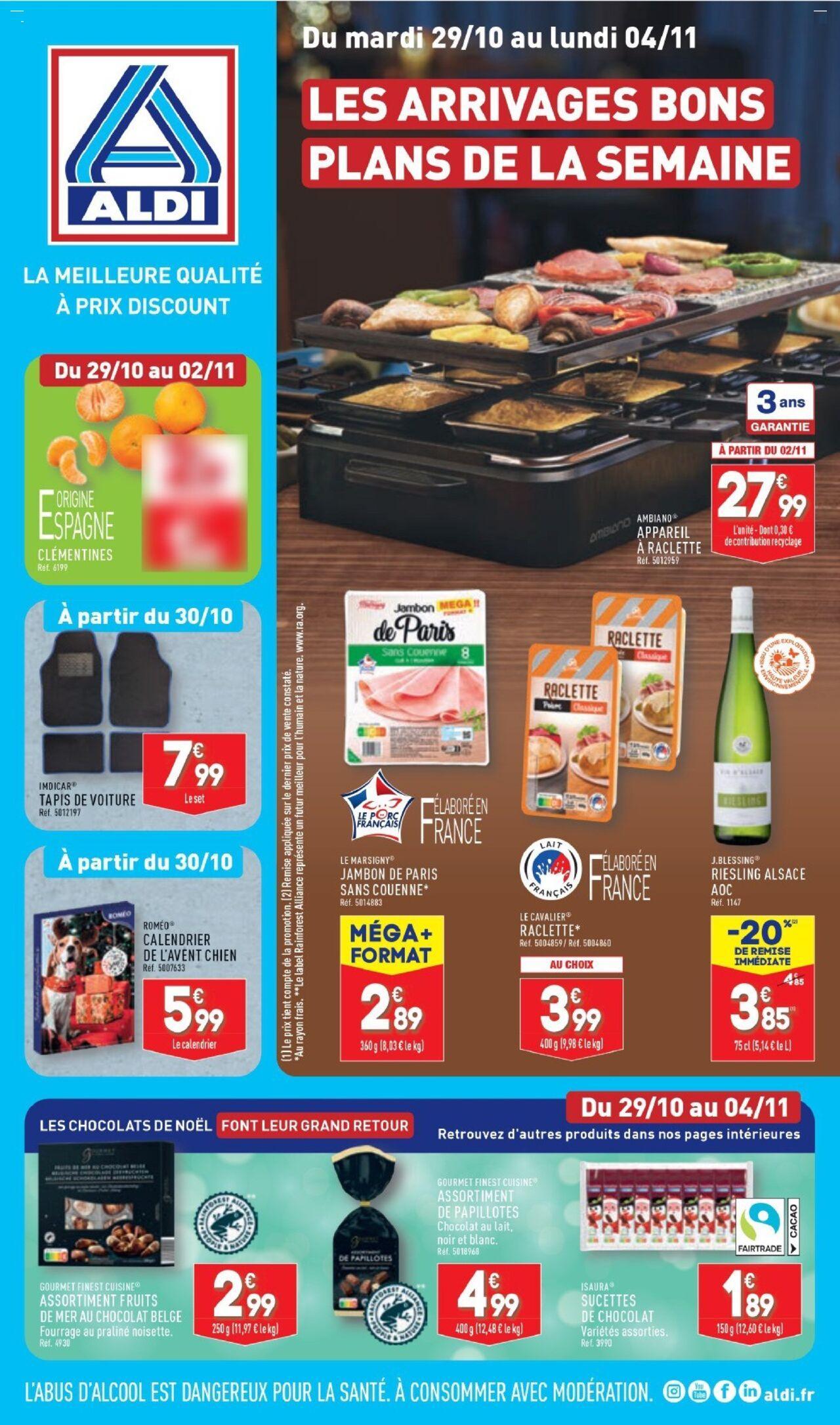 aldi - Aldi catalogue semaine 44 à partir du 29/10/2024 - 04/11/2024