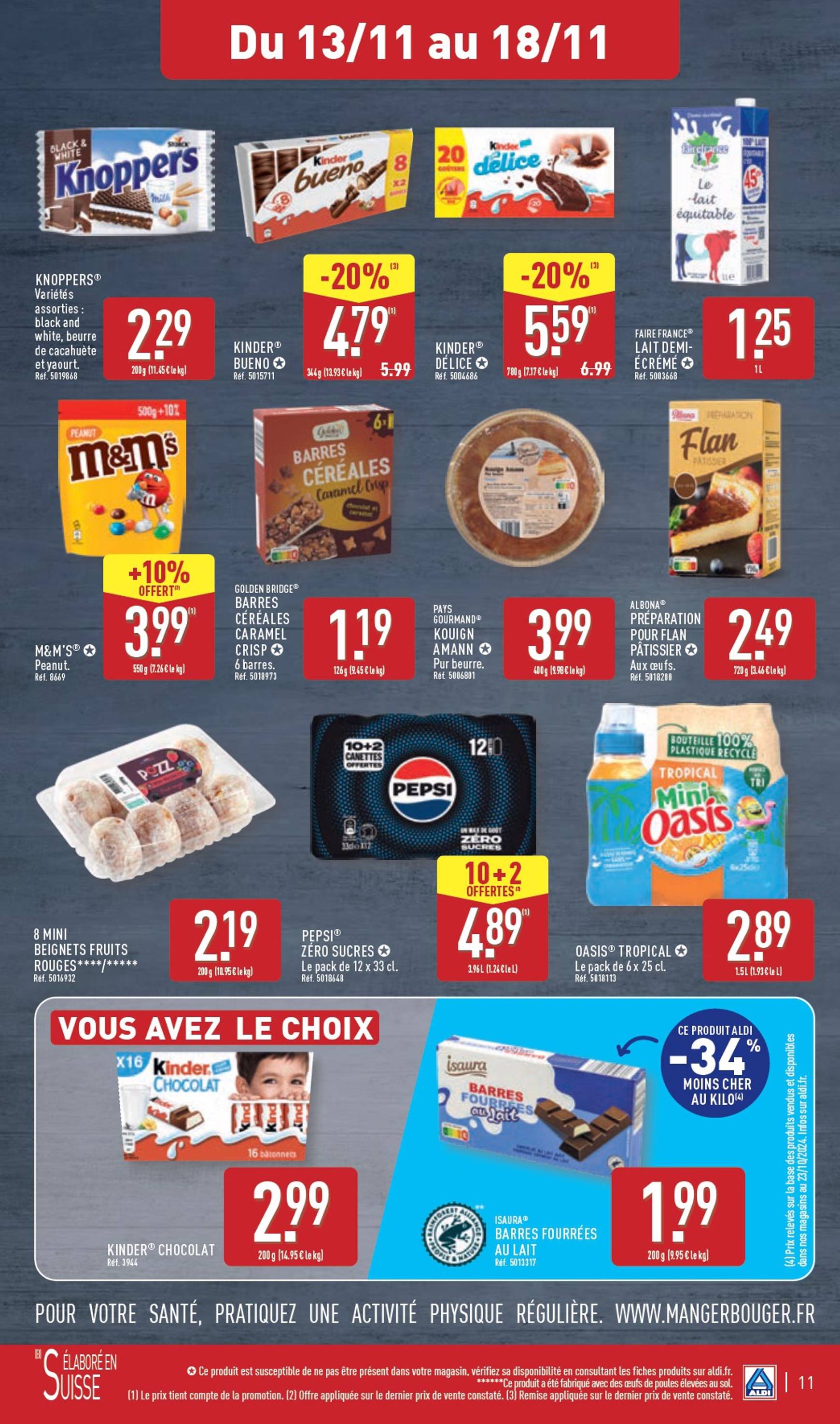 aldi - Catalogue ALDI valable dès 13.11. - 18.11. - page: 13