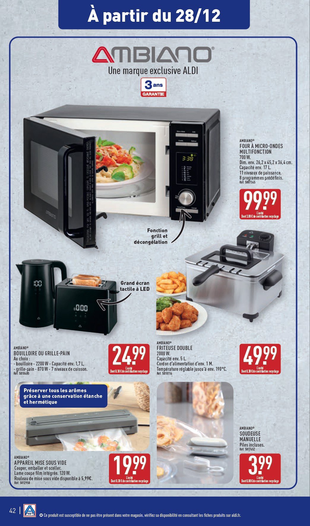 aldi - Catalogue ALDI valable dès 24/12 - 30/12 - page: 46