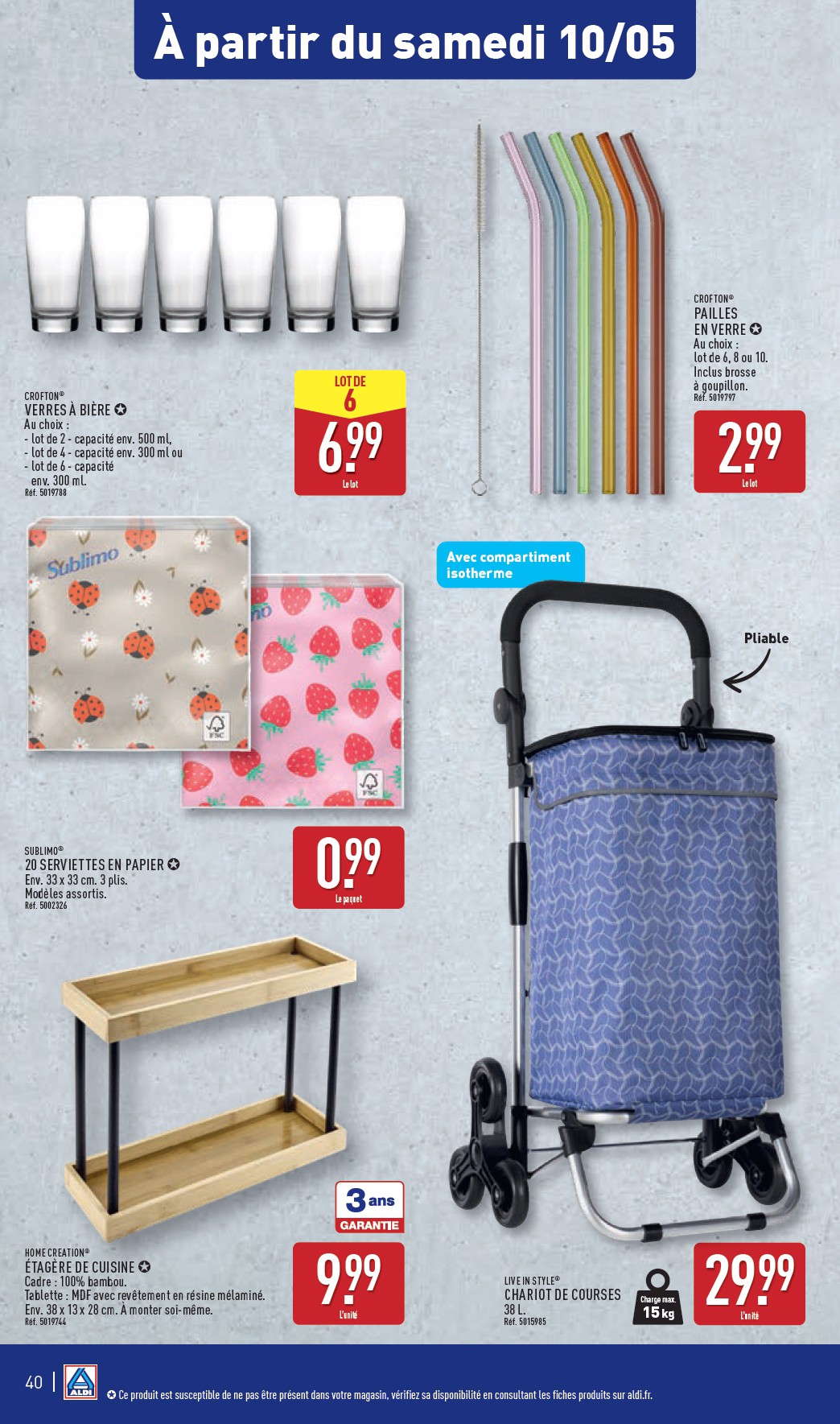 aldi - Catalogue ALDI valable dès 06/05 - 12/05 - page: 43 aldi - Catalogue ALDI valable dès 06/05 - 12/05 - page: 43