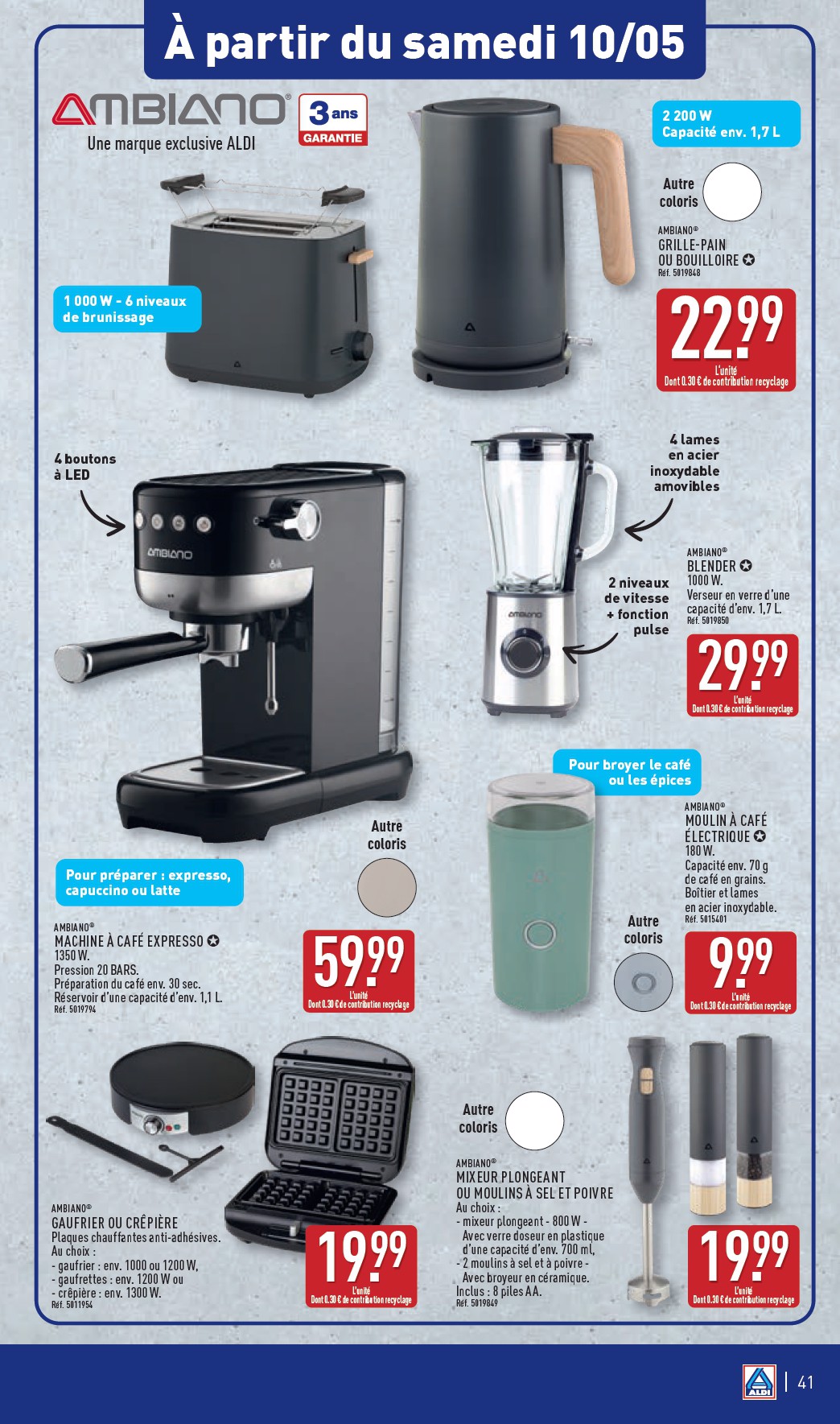 aldi - Catalogue ALDI valable dès 06/05 - 12/05 - page: 44 aldi - Catalogue ALDI valable dès 06/05 - 12/05 - page: 44