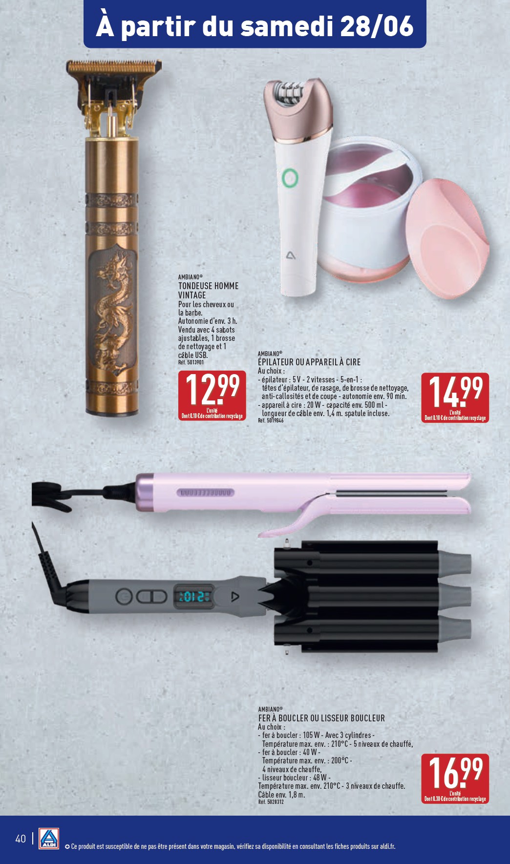 aldi - Catalogue ALDI valable du 24/06 au 30/06 - page: 43 aldi - Catalogue ALDI valable du 24/06 au 30/06 - page: 43