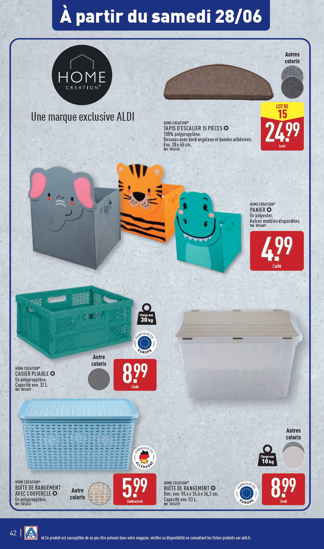 aldi - Catalogue ALDI valable du 24/06 au 30/06 - page: 45 aldi - Catalogue ALDI valable du 24/06 au 30/06 - page: 45