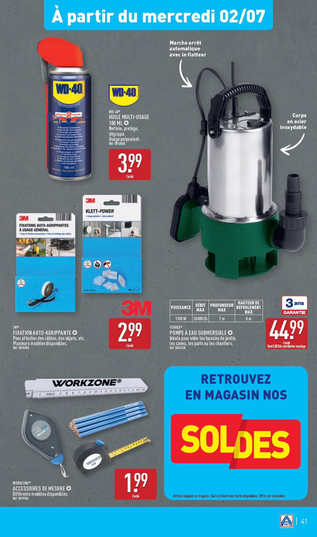 aldi - Catalogue ALDI valable du 01/07 au 07/07 - page: 44 aldi - Catalogue ALDI valable du 01/07 au 07/07 - page: 44
