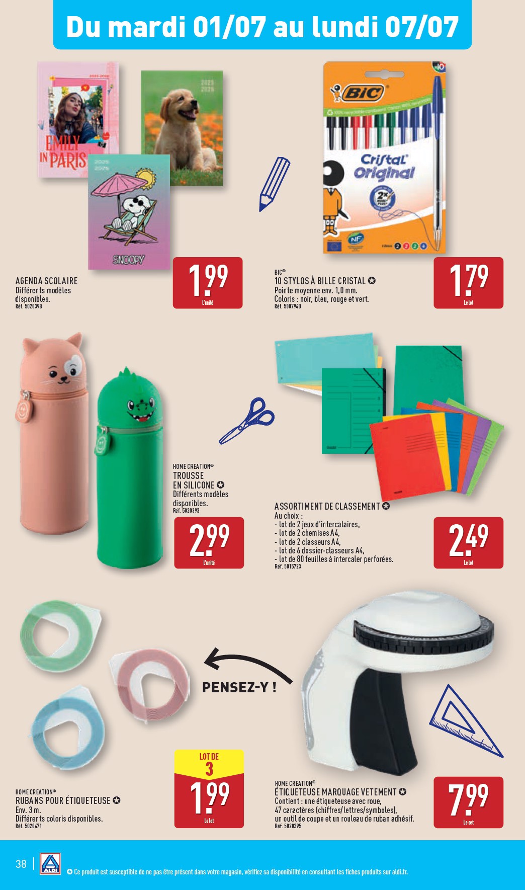 aldi - Catalogue ALDI valable du 01/07 au 07/07 - page: 41 aldi - Catalogue ALDI valable du 01/07 au 07/07 - page: 41