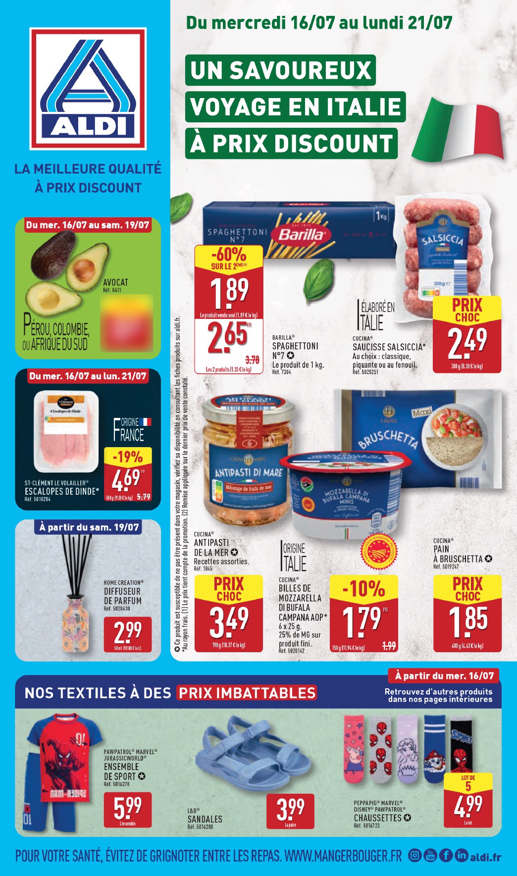 aldi - Catalogue ALDI valable du 16/07 au 21/07