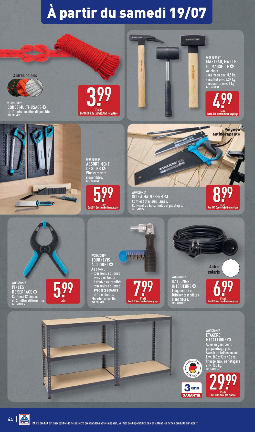 aldi - Catalogue ALDI valable du 16/07 au 21/07 - page: 45 aldi - Catalogue ALDI valable du 16/07 au 21/07 - page: 45