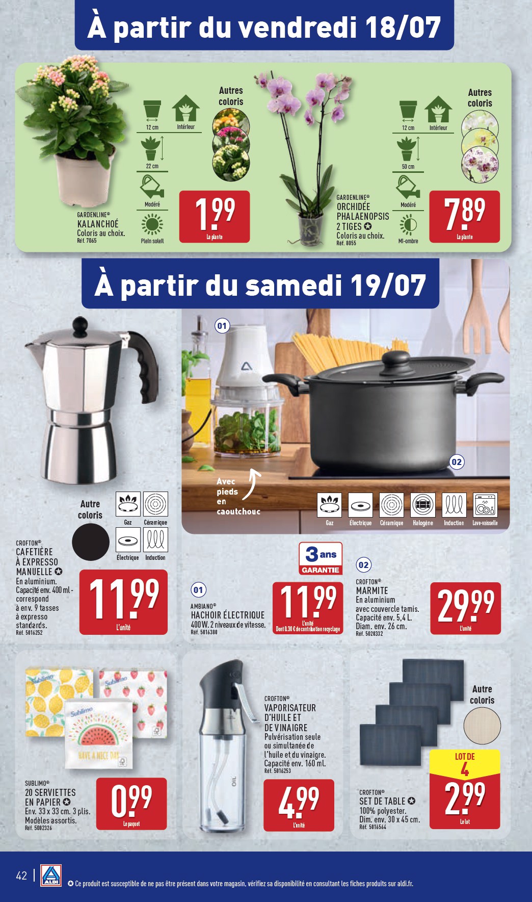 aldi - Catalogue ALDI valable du 16/07 au 21/07 - page: 43 aldi - Catalogue ALDI valable du 16/07 au 21/07 - page: 43
