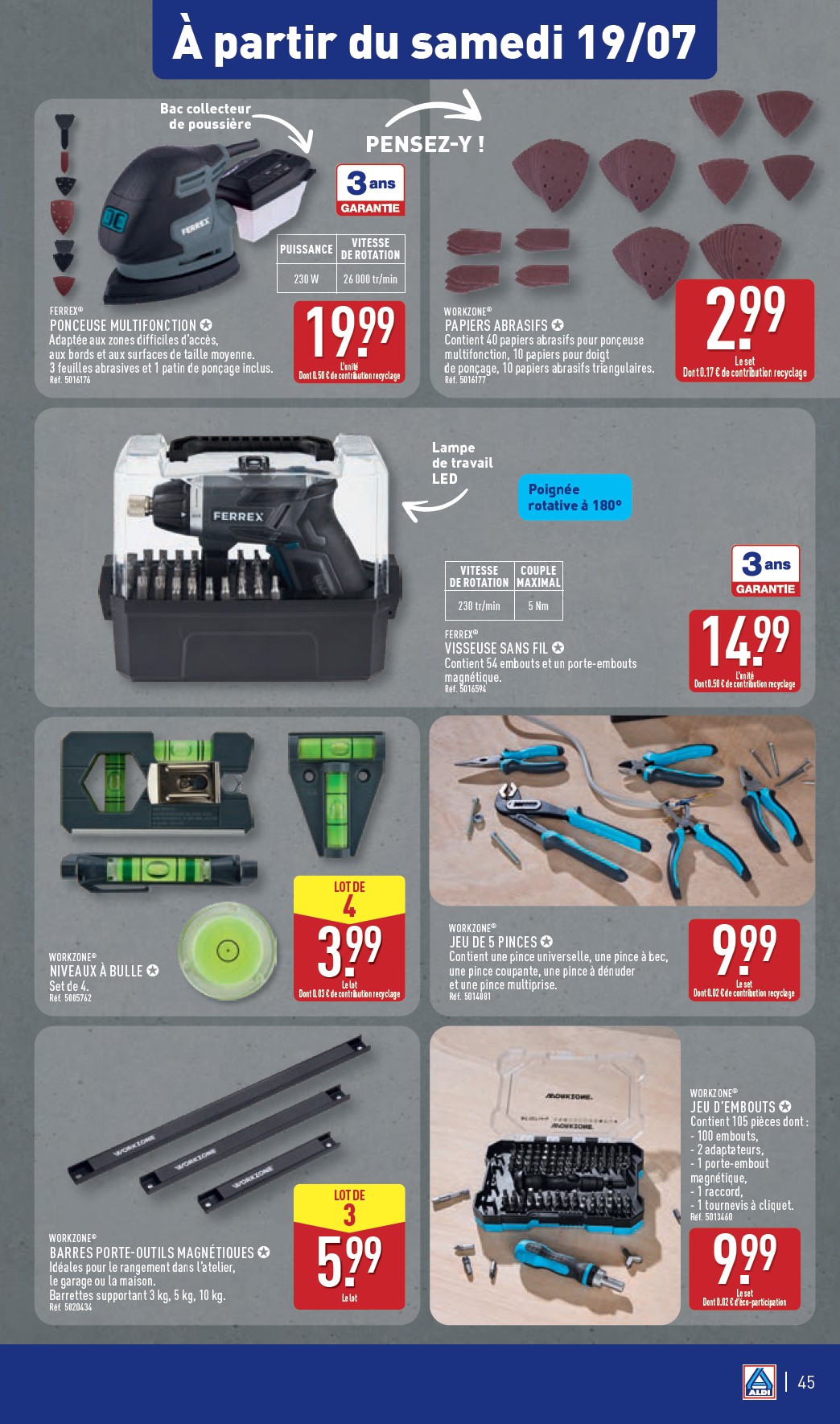 aldi - Catalogue ALDI valable du 16/07 au 21/07 - page: 46 aldi - Catalogue ALDI valable du 16/07 au 21/07 - page: 46