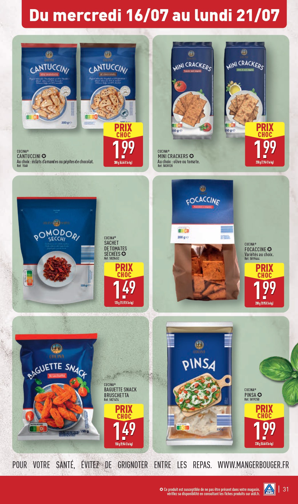 aldi - Catalogue ALDI valable du 16/07 au 21/07 - page: 32 aldi - Catalogue ALDI valable du 16/07 au 21/07 - page: 32