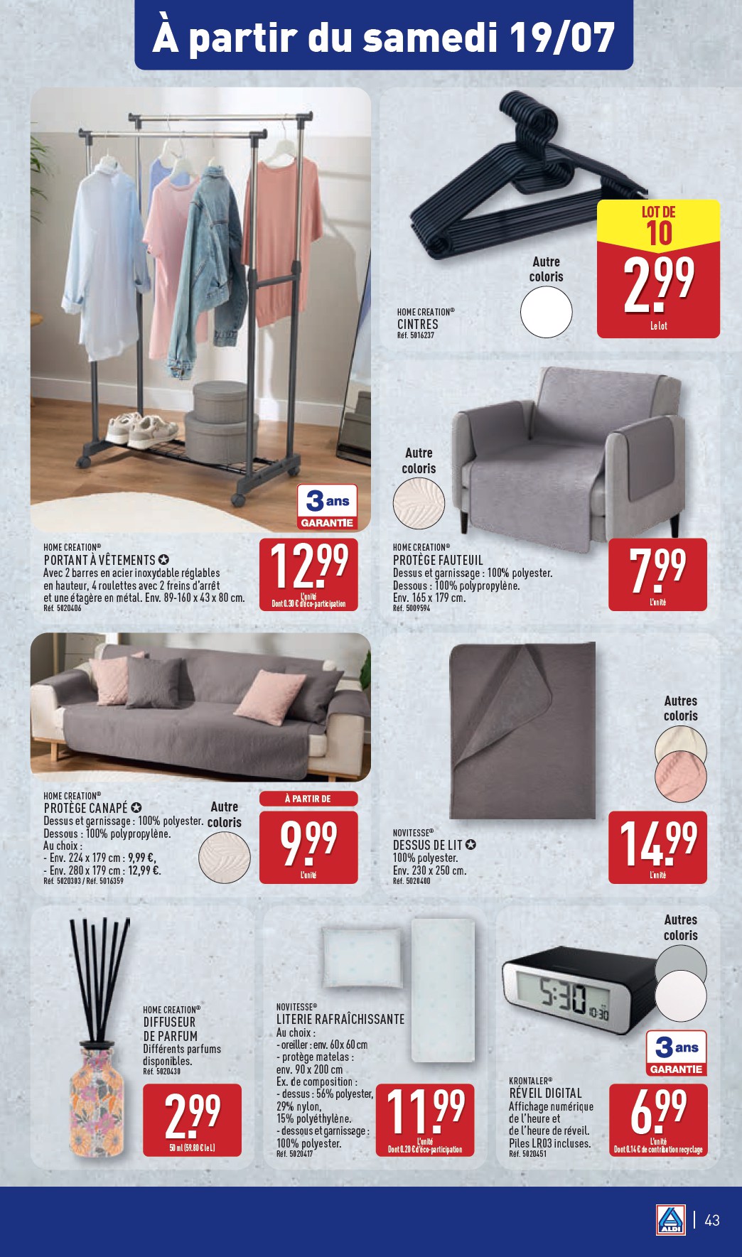 aldi - Catalogue ALDI valable du 16/07 au 21/07 - page: 44 aldi - Catalogue ALDI valable du 16/07 au 21/07 - page: 44