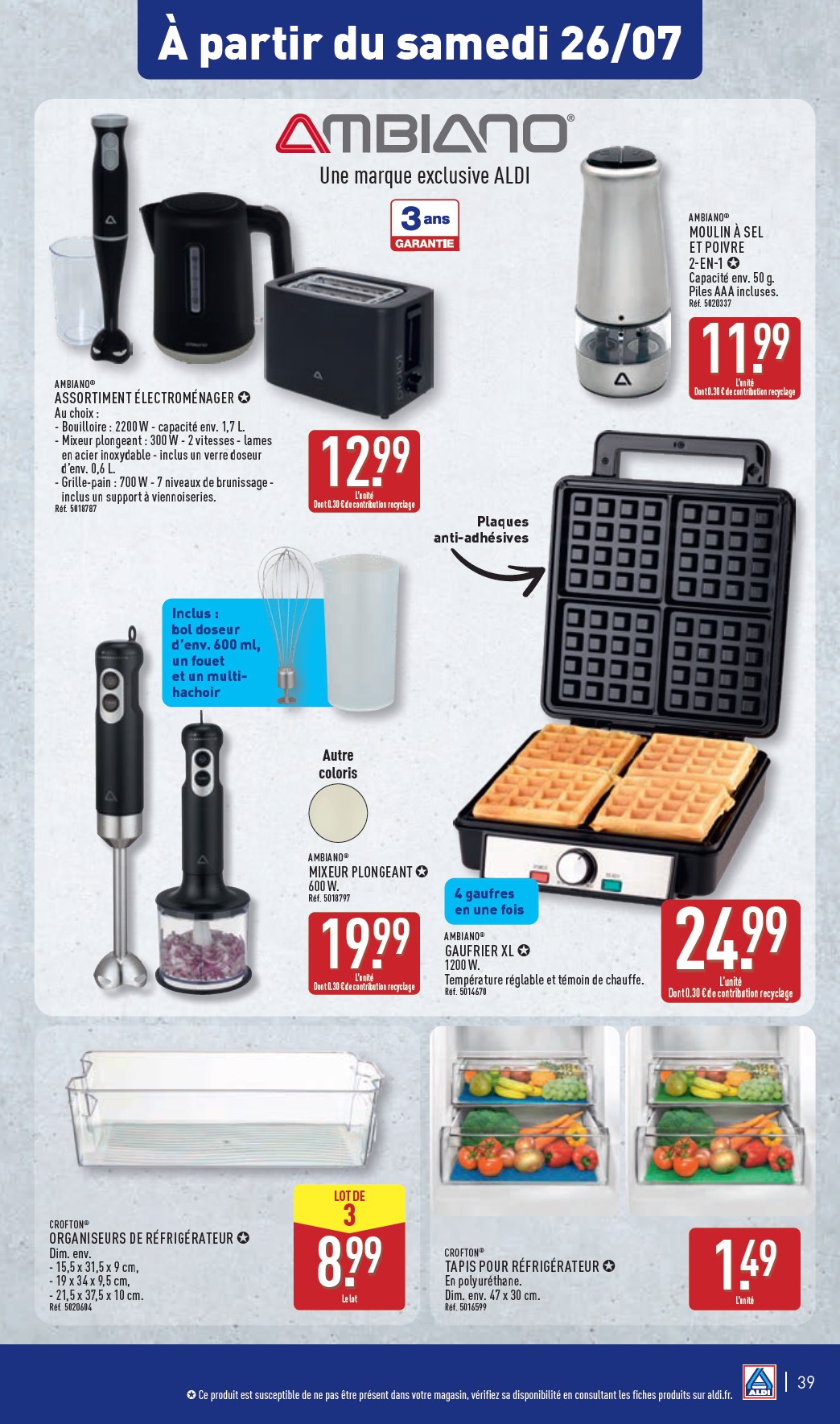 aldi - Catalogue ALDI valable du 22/07 au 28/07 - page: 41 aldi - Catalogue ALDI valable du 22/07 au 28/07 - page: 41