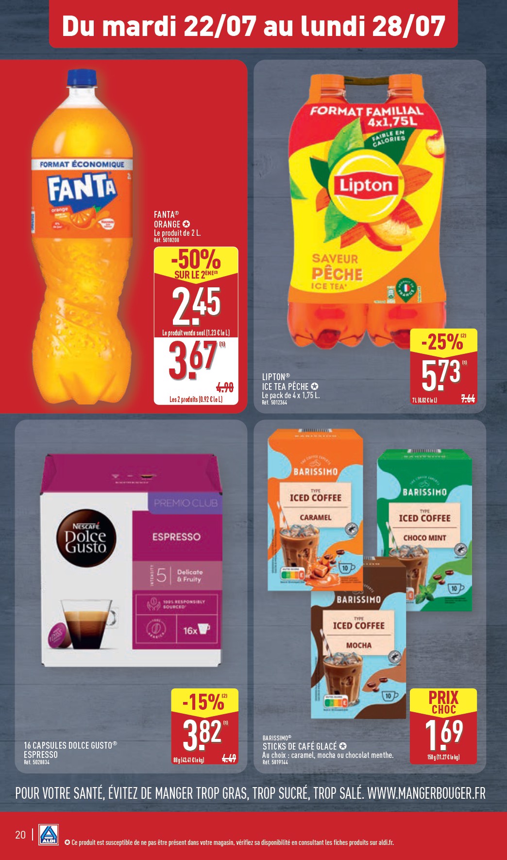 aldi - Catalogue ALDI valable du 22/07 au 28/07 - page: 22 aldi - Catalogue ALDI valable du 22/07 au 28/07 - page: 22