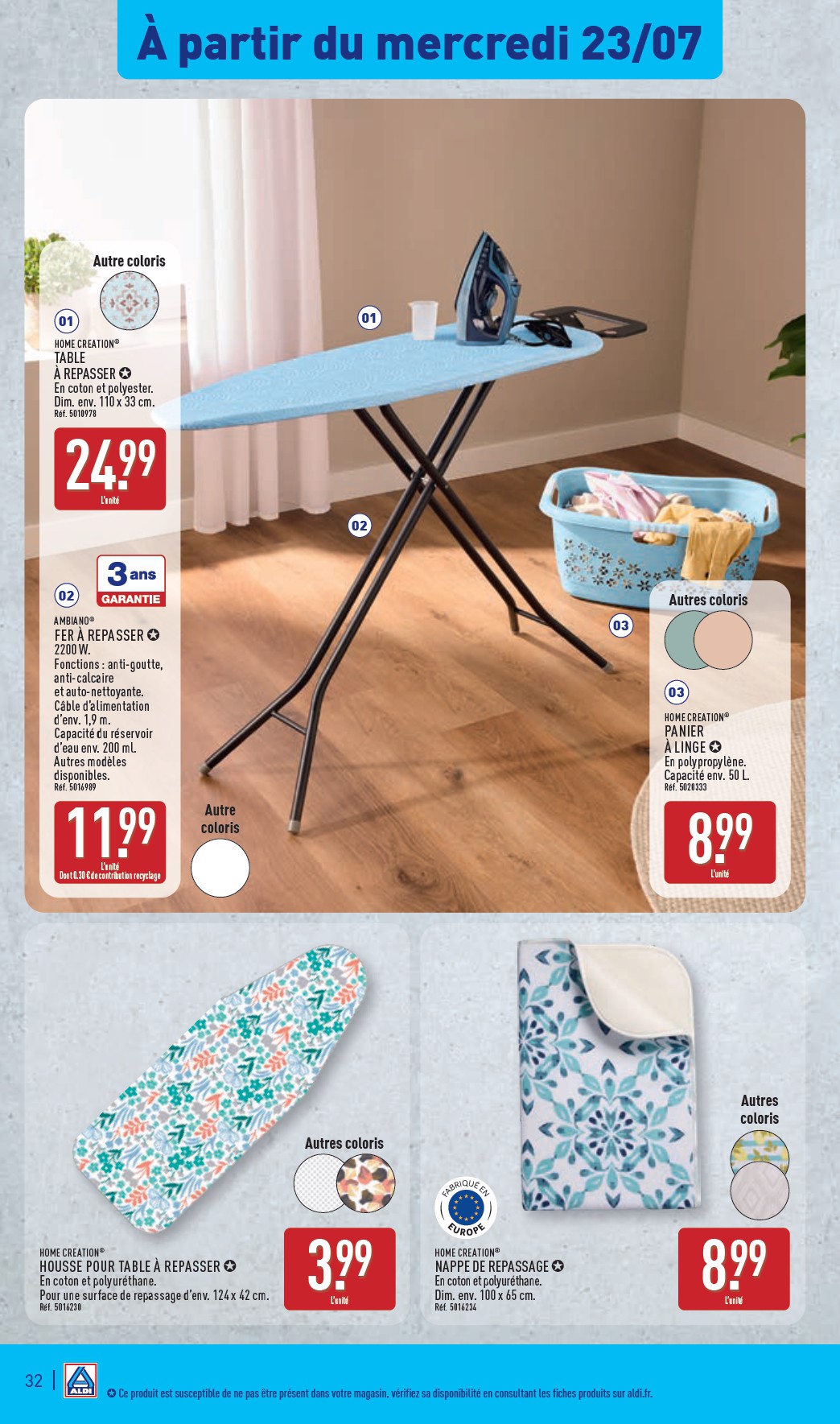 aldi - Catalogue ALDI valable du 22/07 au 28/07 - page: 34 aldi - Catalogue ALDI valable du 22/07 au 28/07 - page: 34